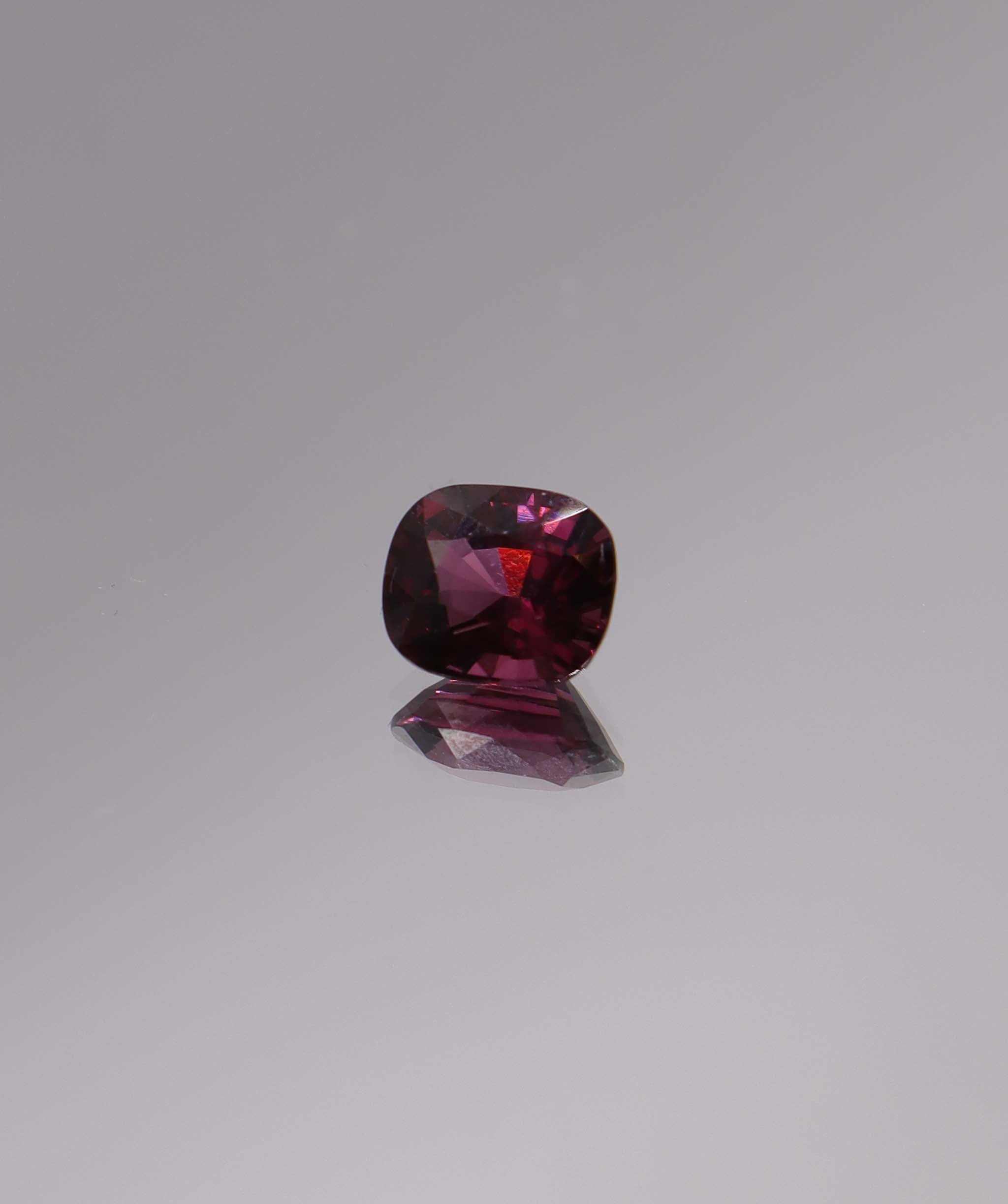 1.97ct Raspberry Spinel Cushion DXBCS1516
