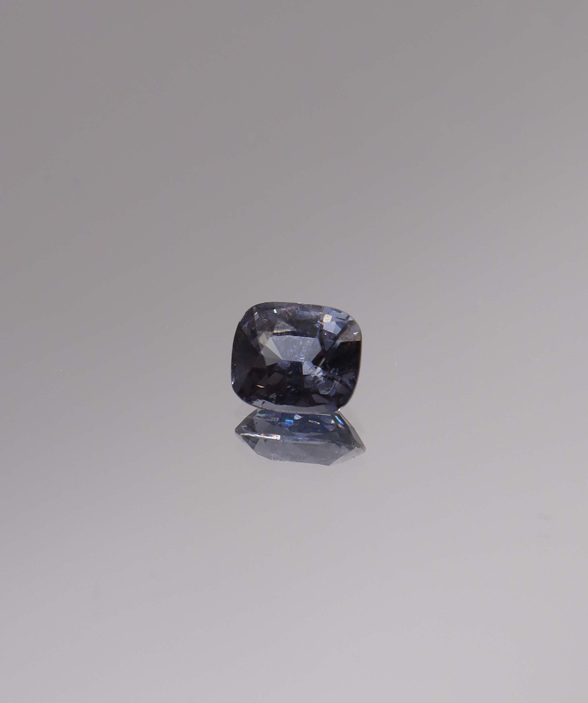 1.34ct Blue Silver Spinel Cushion DXBCS1593