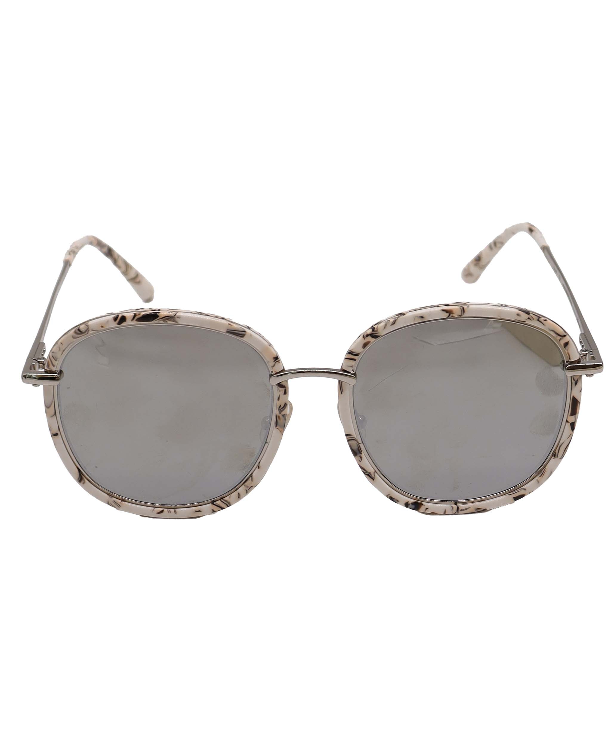 Gentle Monster Marble/ Mirrored Sunglasses White