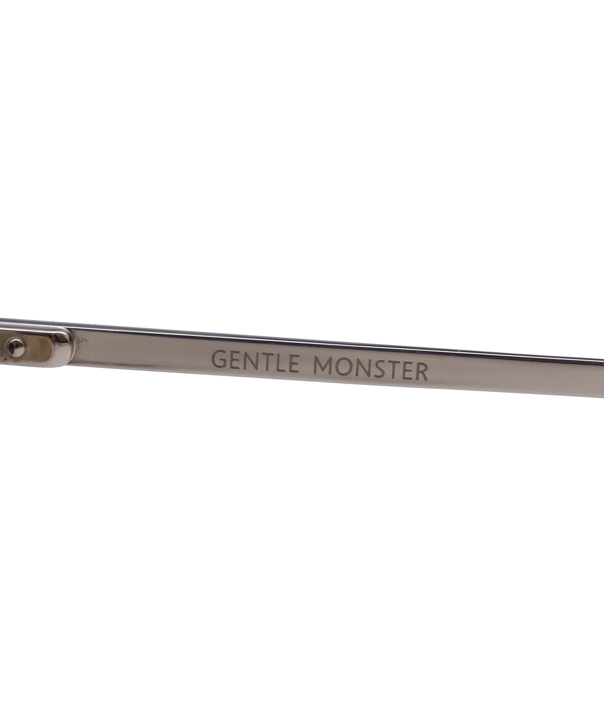 Gentle Monster Marble/ Mirrored Sunglasses White