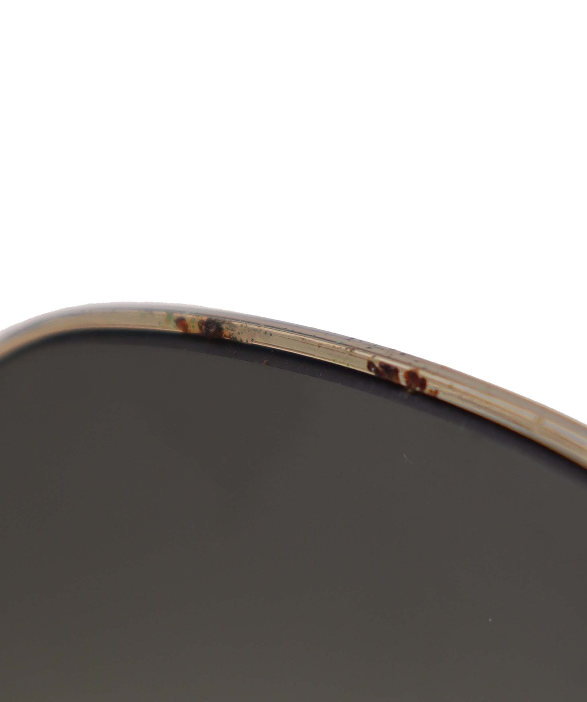 Chloe Half Frame Sunglasses Gold