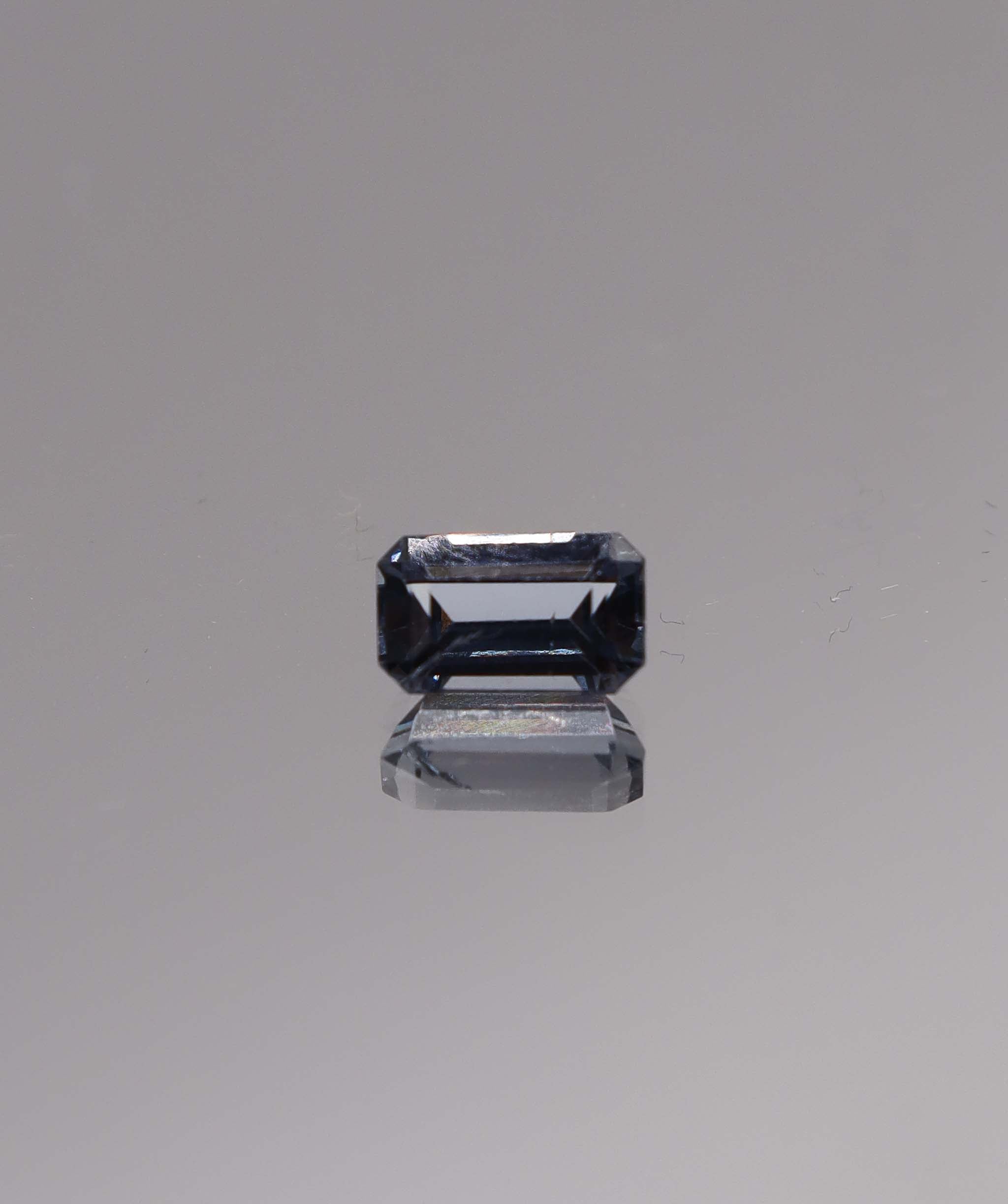 1.47ct Silver Blue Spinel Emerald DXBCS1594
