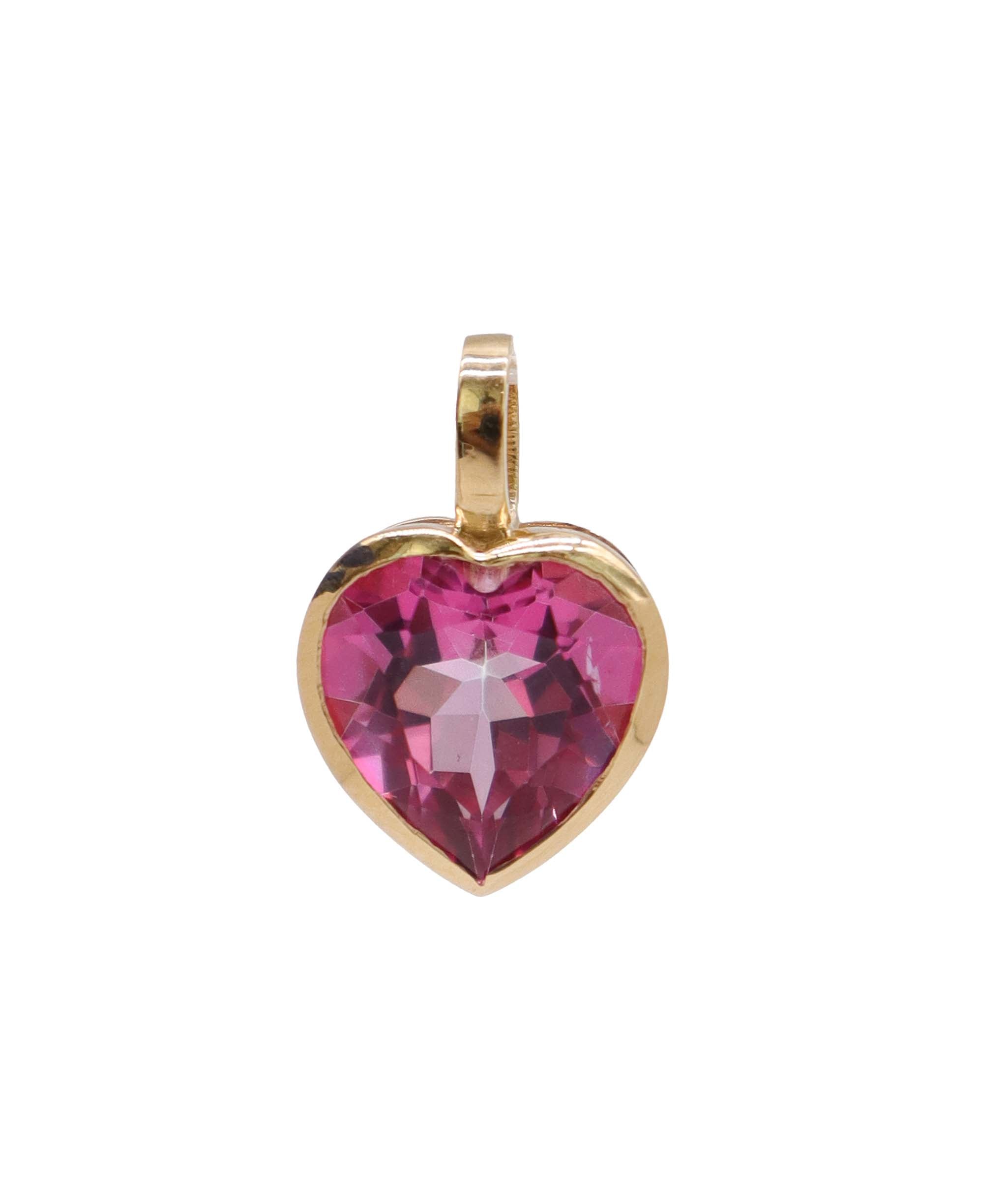 Heart Topaz Pendant DXBS6644