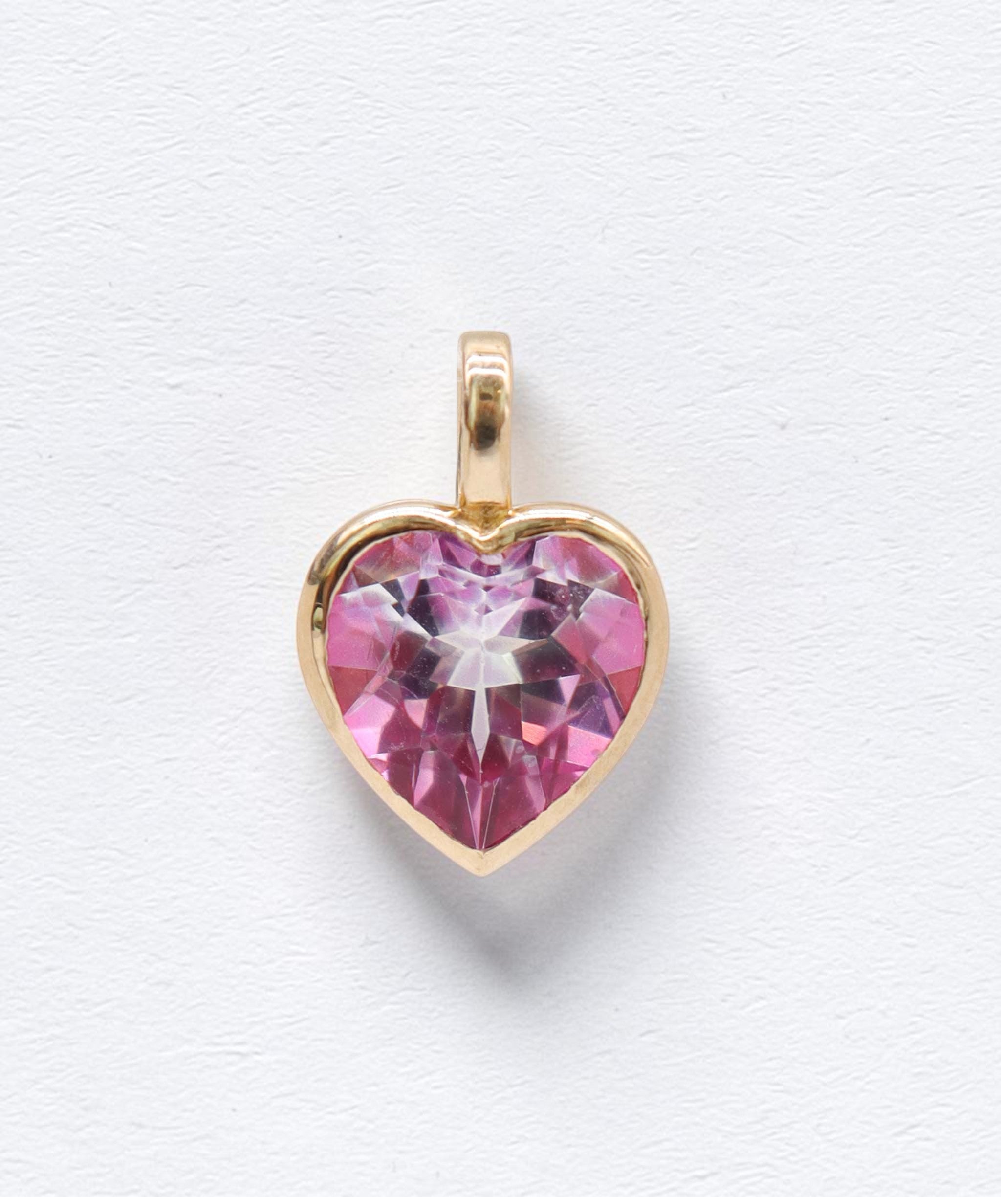 Heart Topaz Pendant DXBS6645