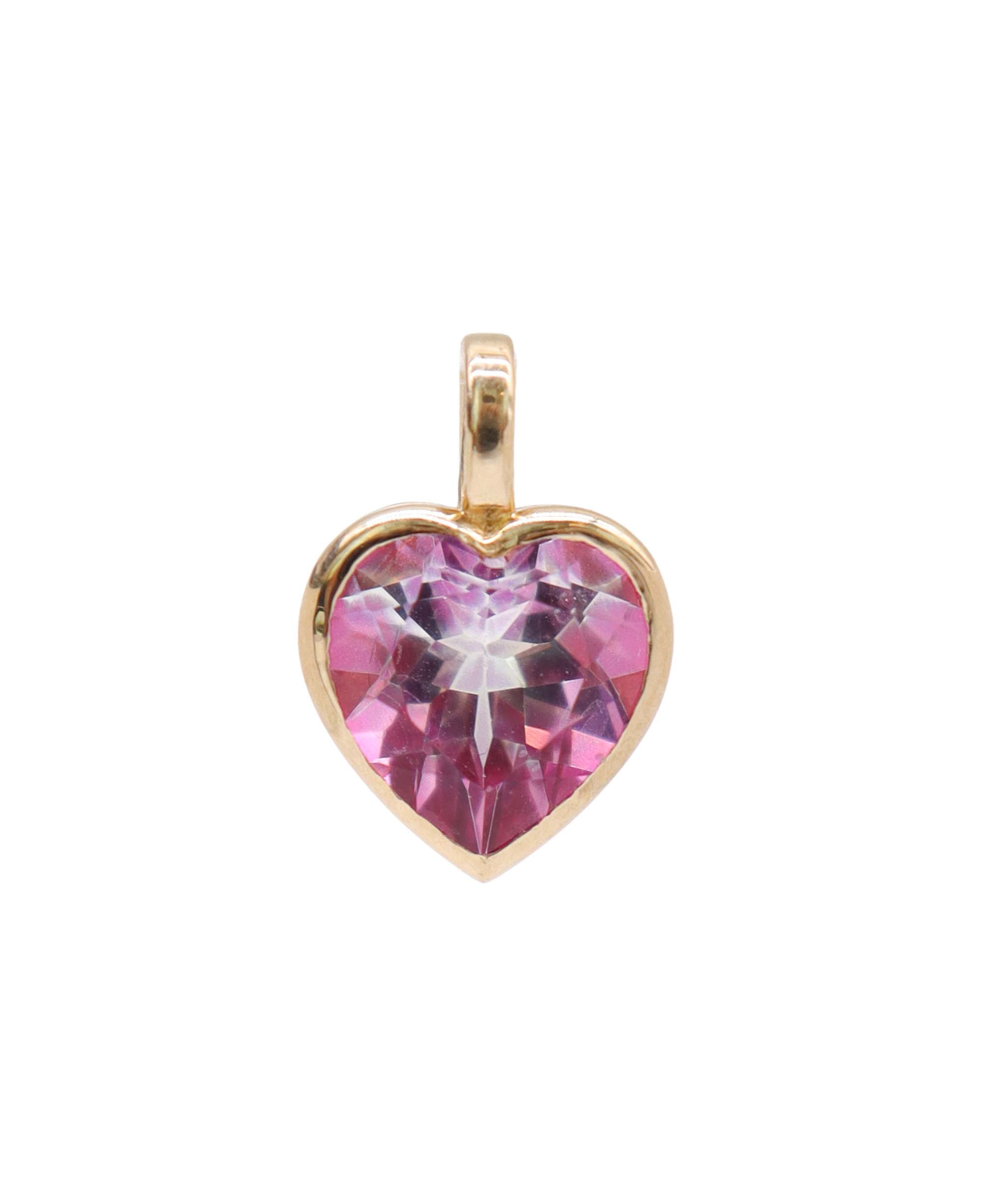 Heart Topaz Pendant DXBS6645