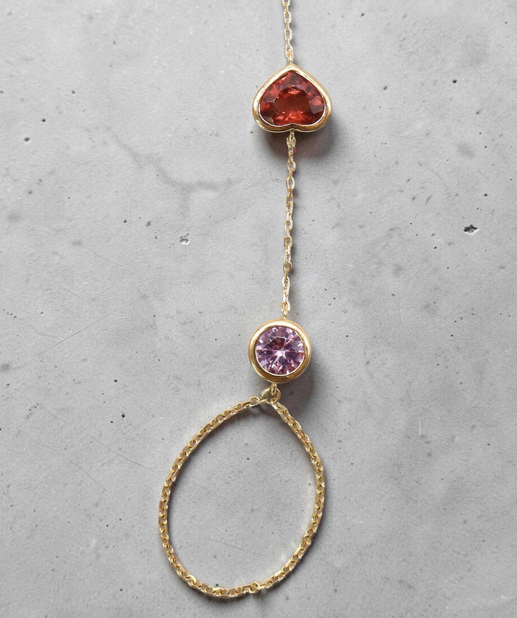 Handchain Spinel Tourmaline malaya Garnet DXBS6642