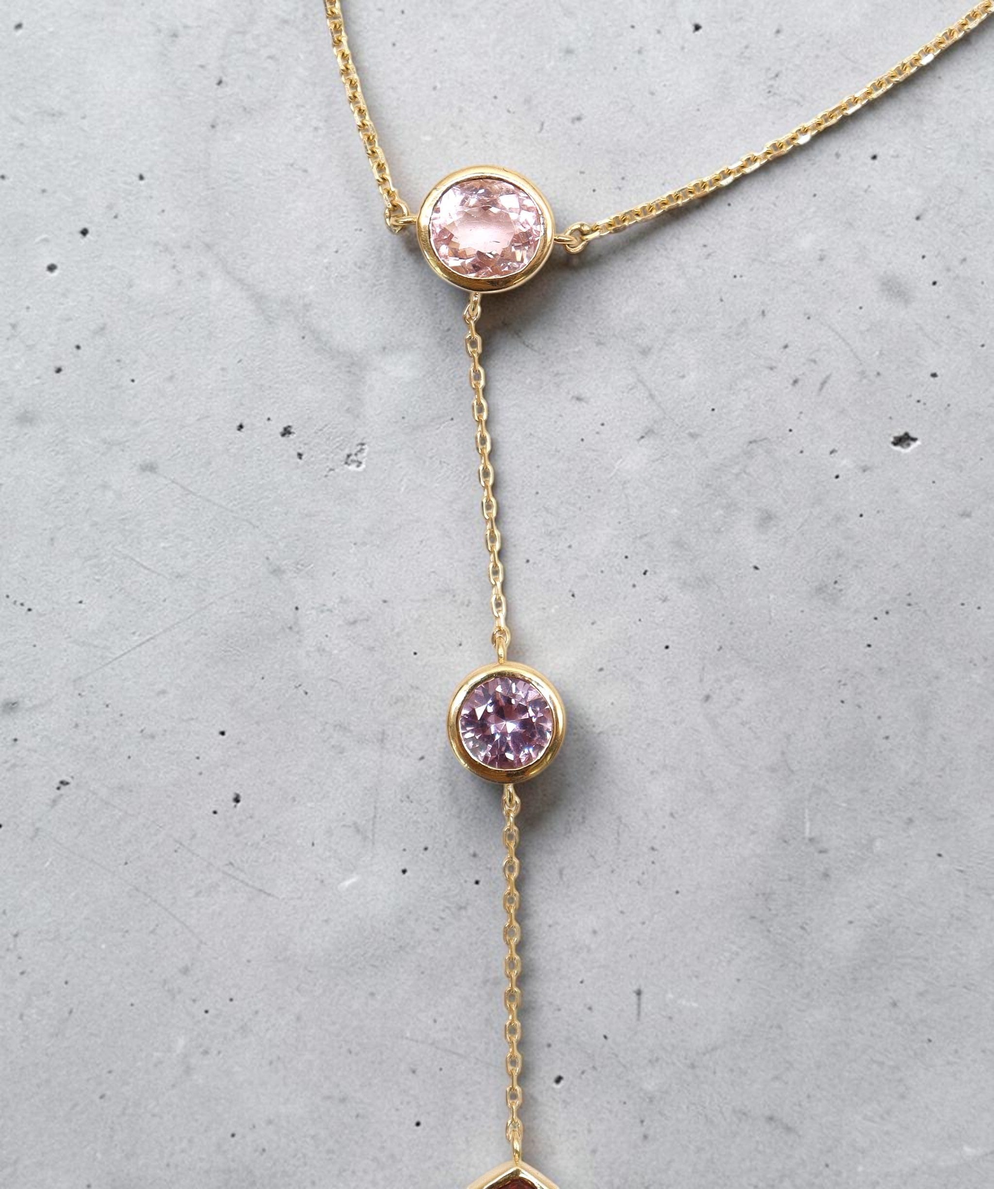 Handchain Spinel Tourmaline malaya Garnet DXBS6642