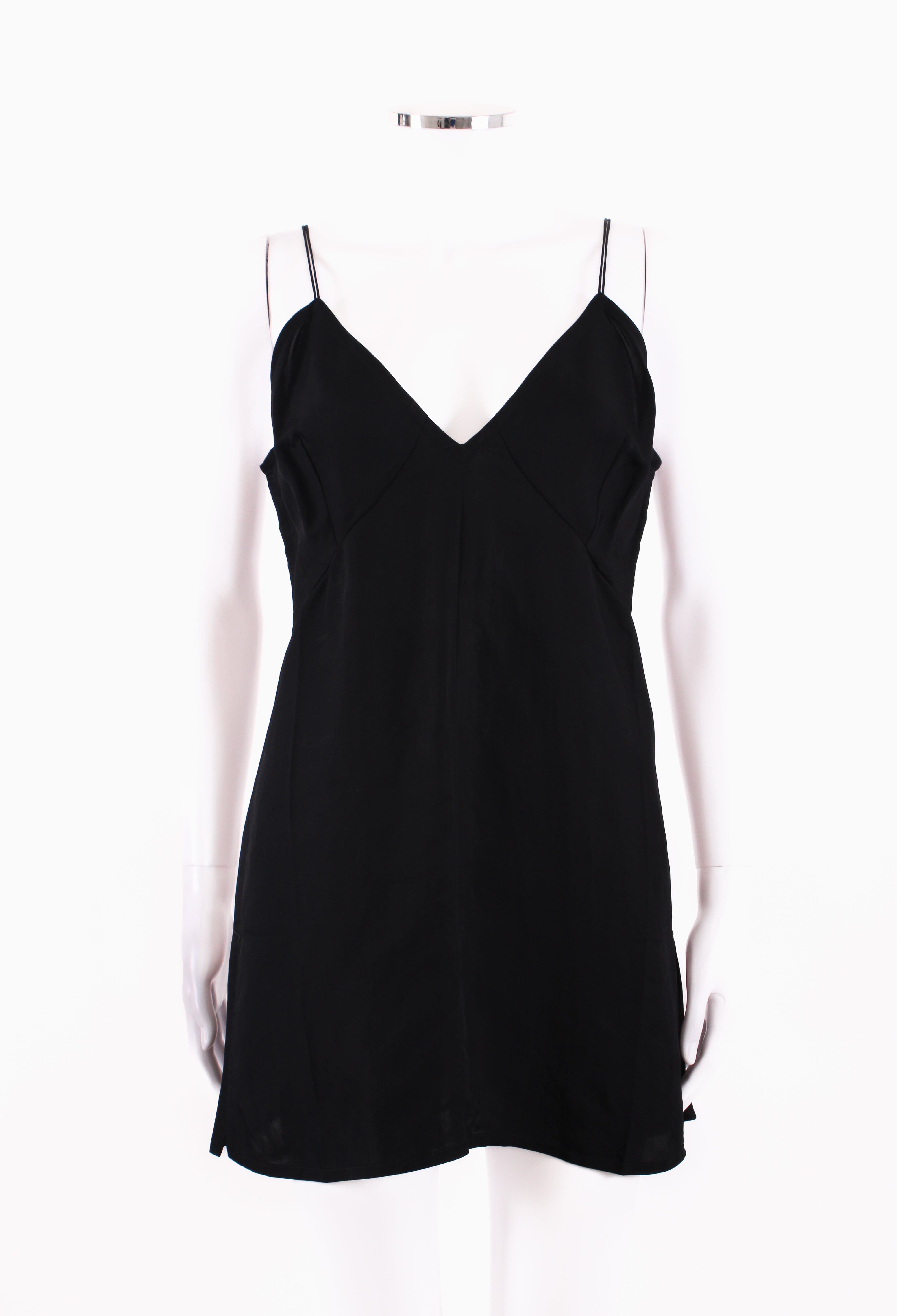 Celine Celine S/S Mini Slip Dress Black 12