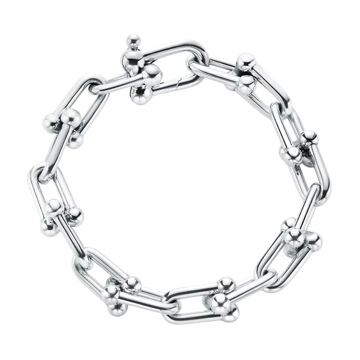 Tiffany Hardware Silver Link Bracelet Large