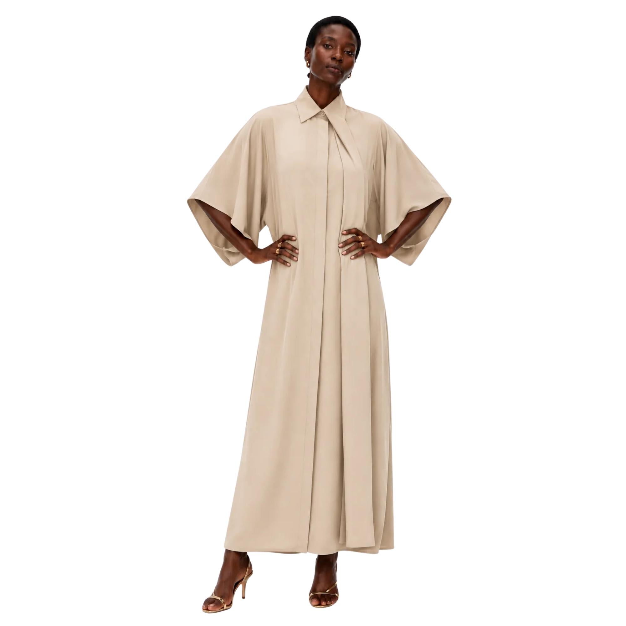 KIMONO-SLEEVE SHIRT DRESS فستان “CASSIA”