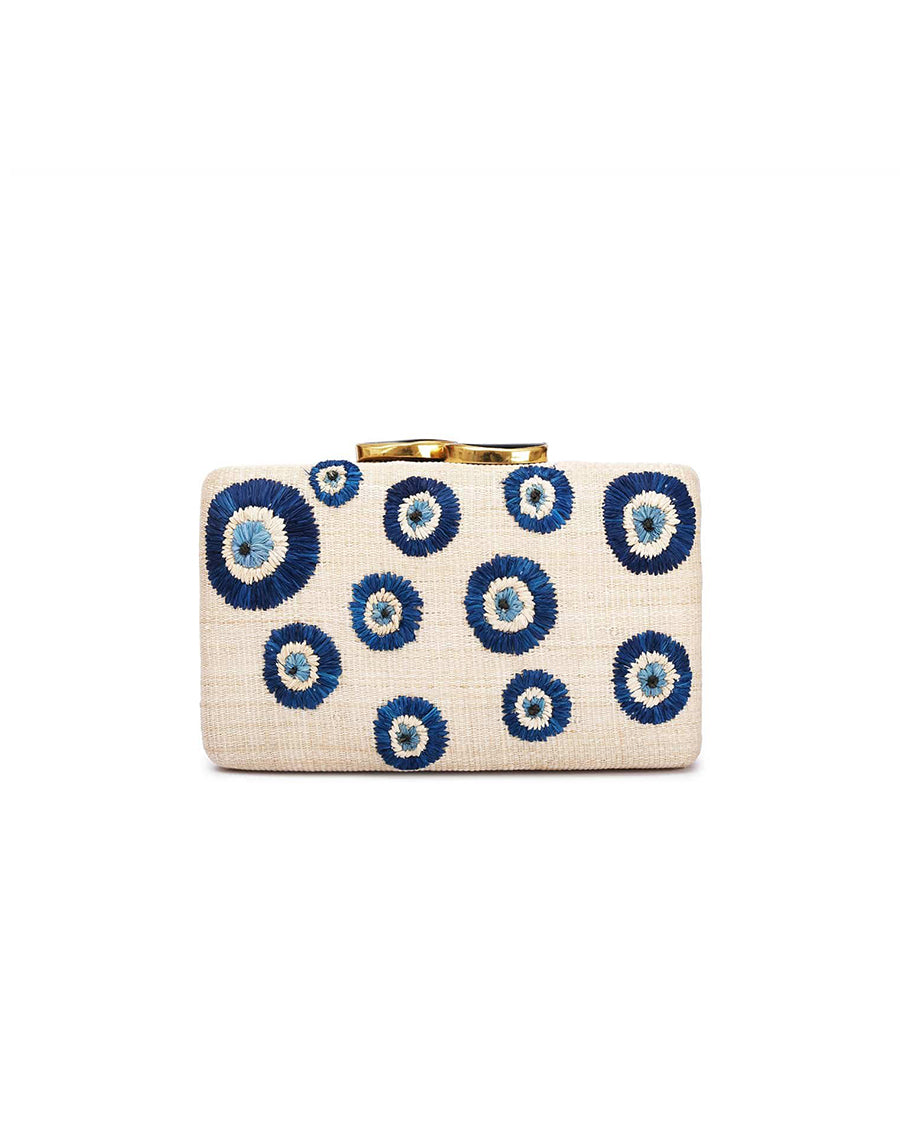 Kapre Evil Eye Clutch with Marble Stone