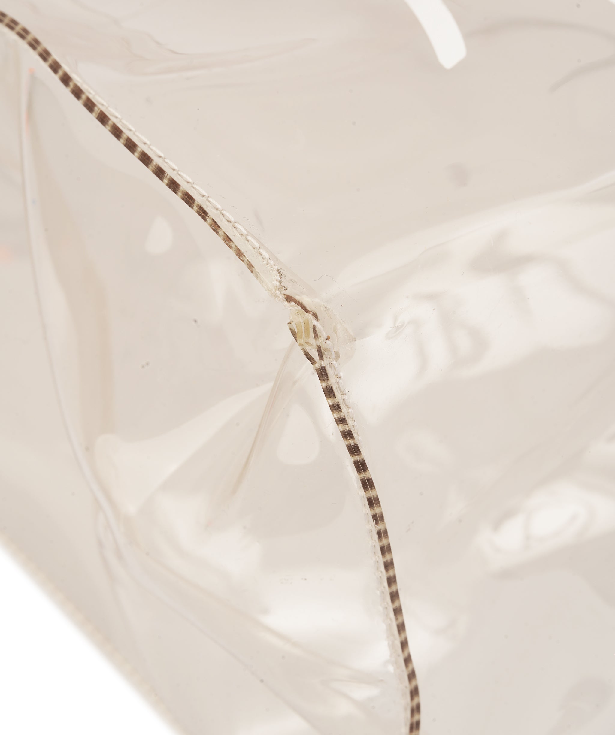 HERMES VINYL KELLY SOUVENIR DE L' EXPOSITION 1997 CLEAR HAND BAG GOLD HARDWARE 90327407