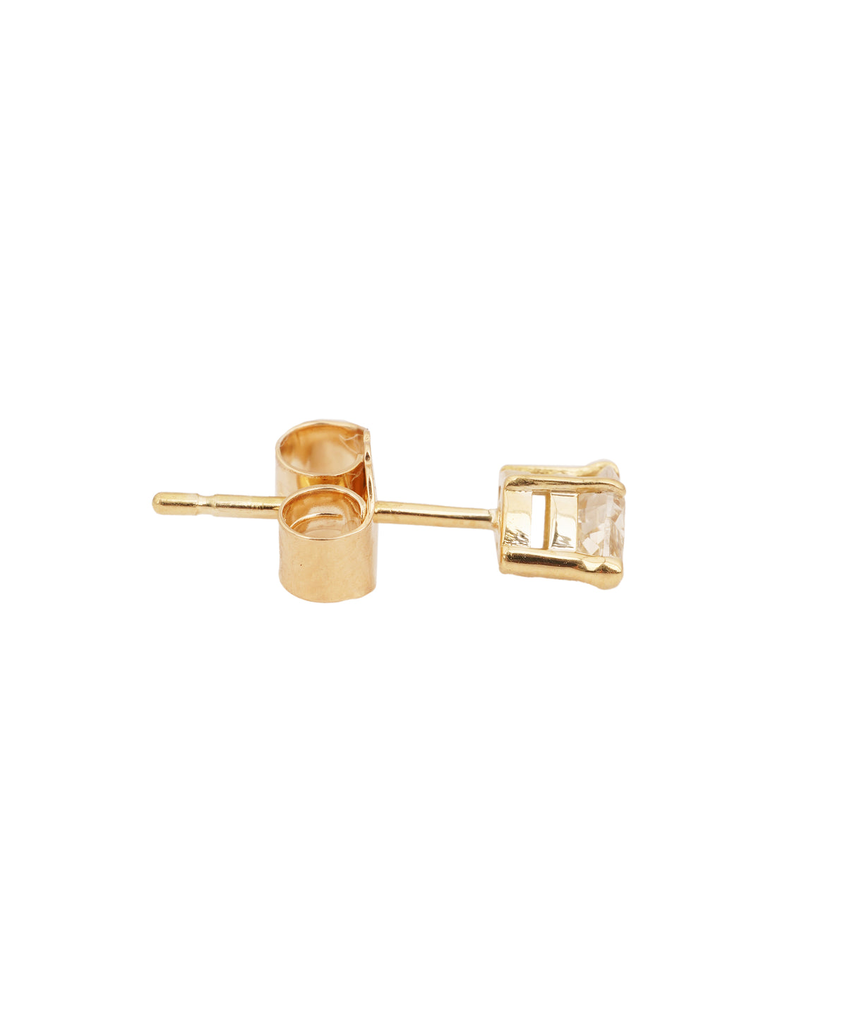 0.45ct Fancy Champagne Marquise Diamond Gold Earring Studs ANL0122
