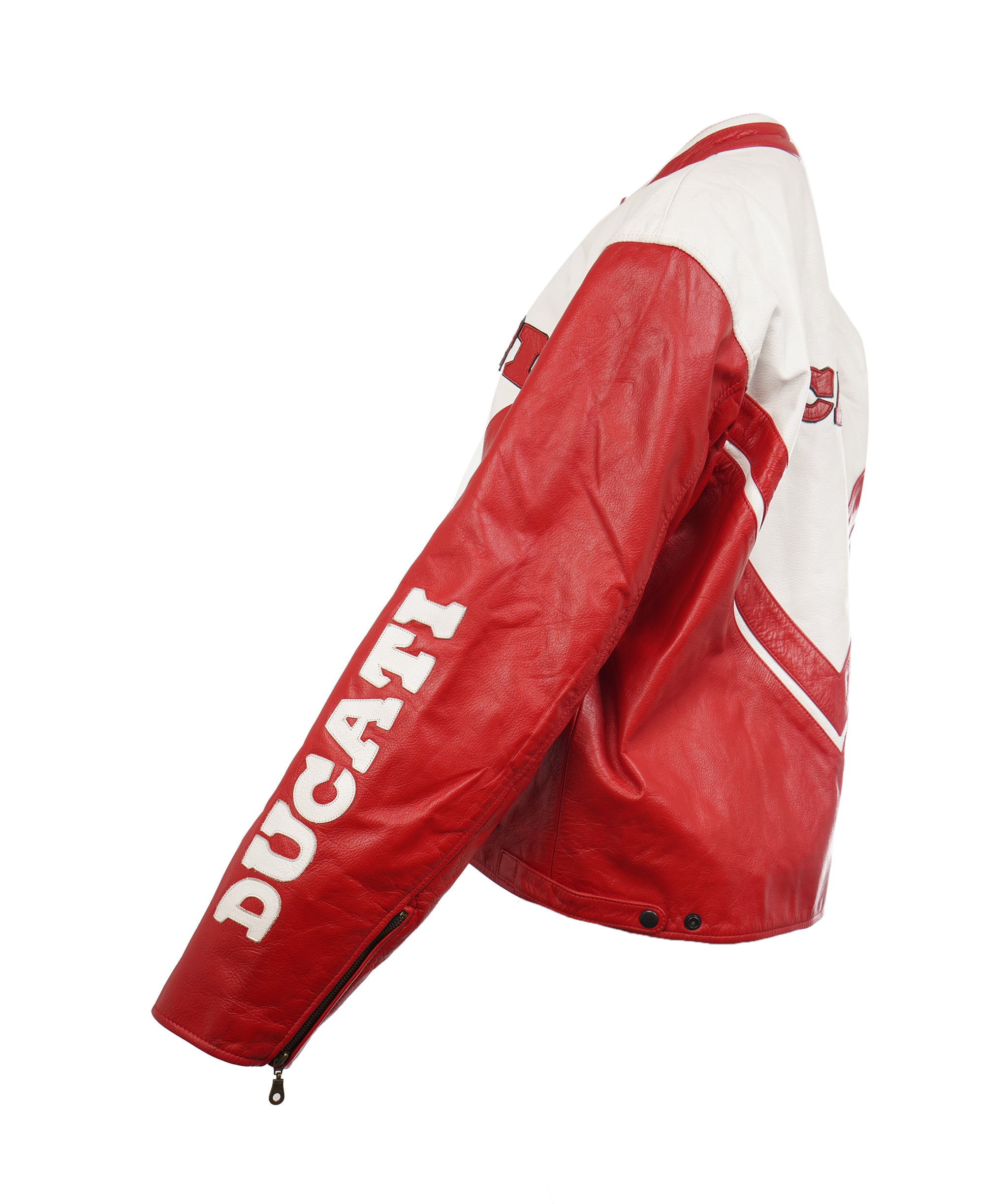 Ducati Red Leather Racing Jacket ALC4331