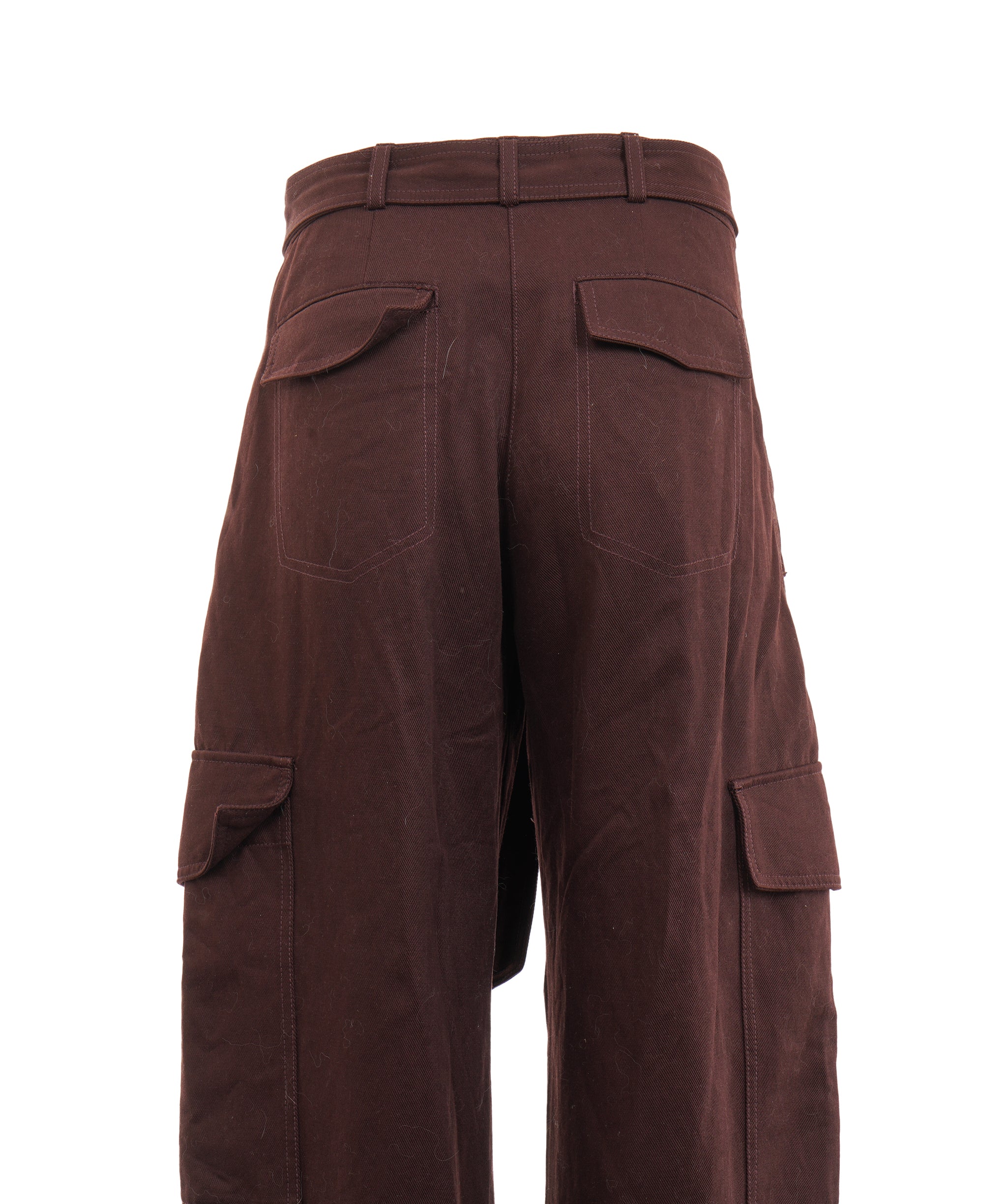 Zara Luxe Range Burgundy Cargo Smart Trousers ALC4323