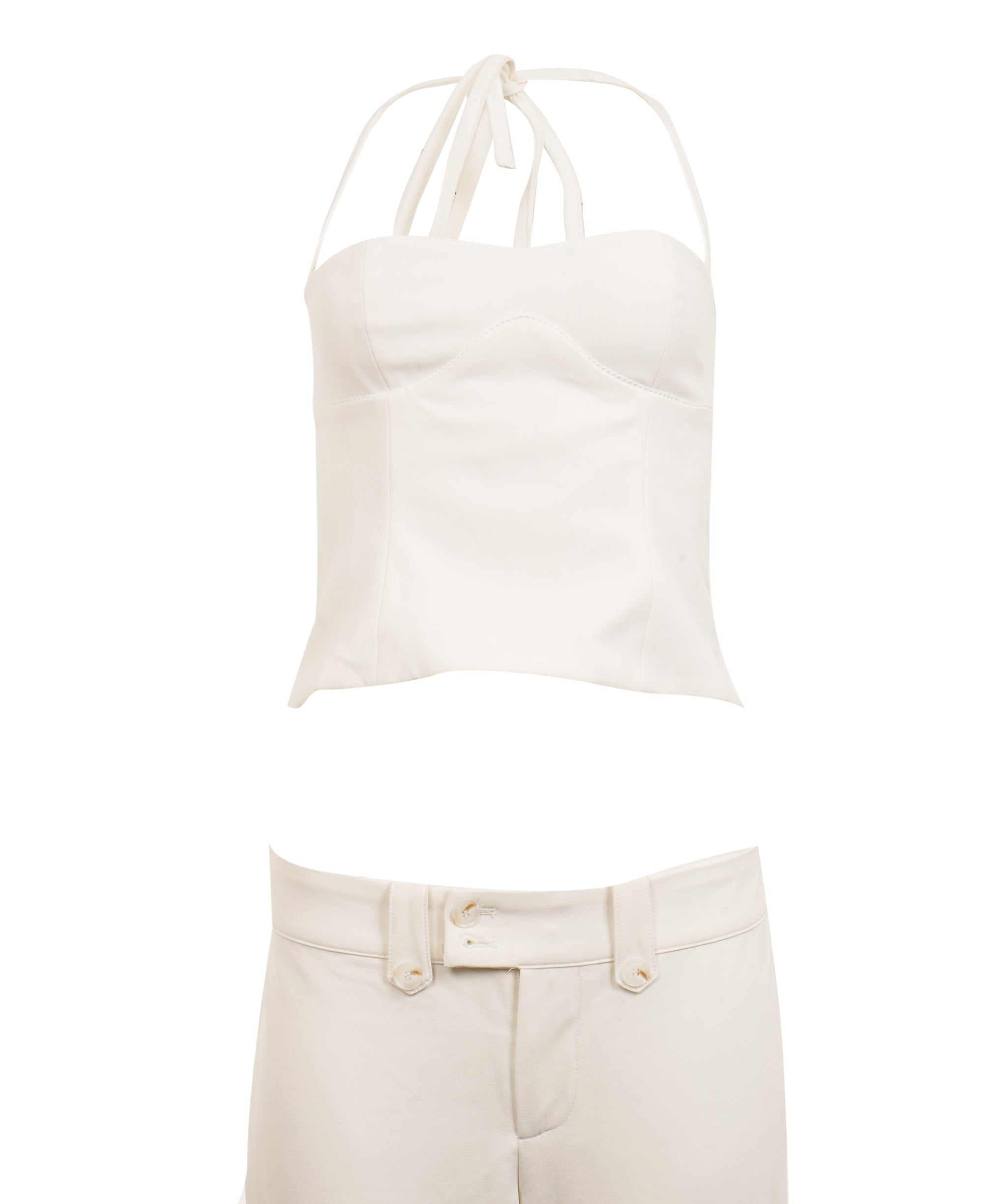White CO Ord Set ALC4328