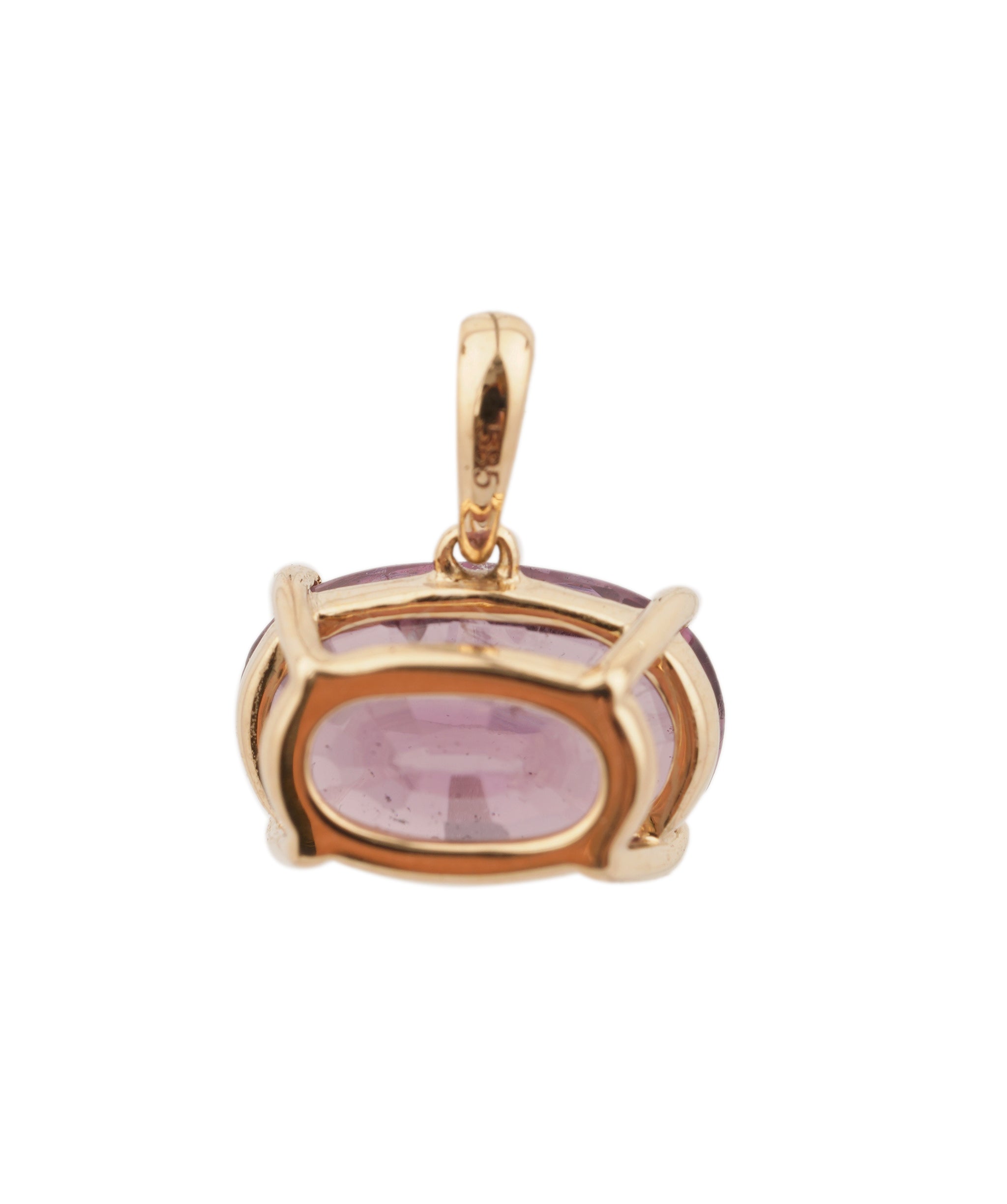 14kt Yellow Gold 2.6ct Kuh-I-Lal Spinel Pendant ANL0138
