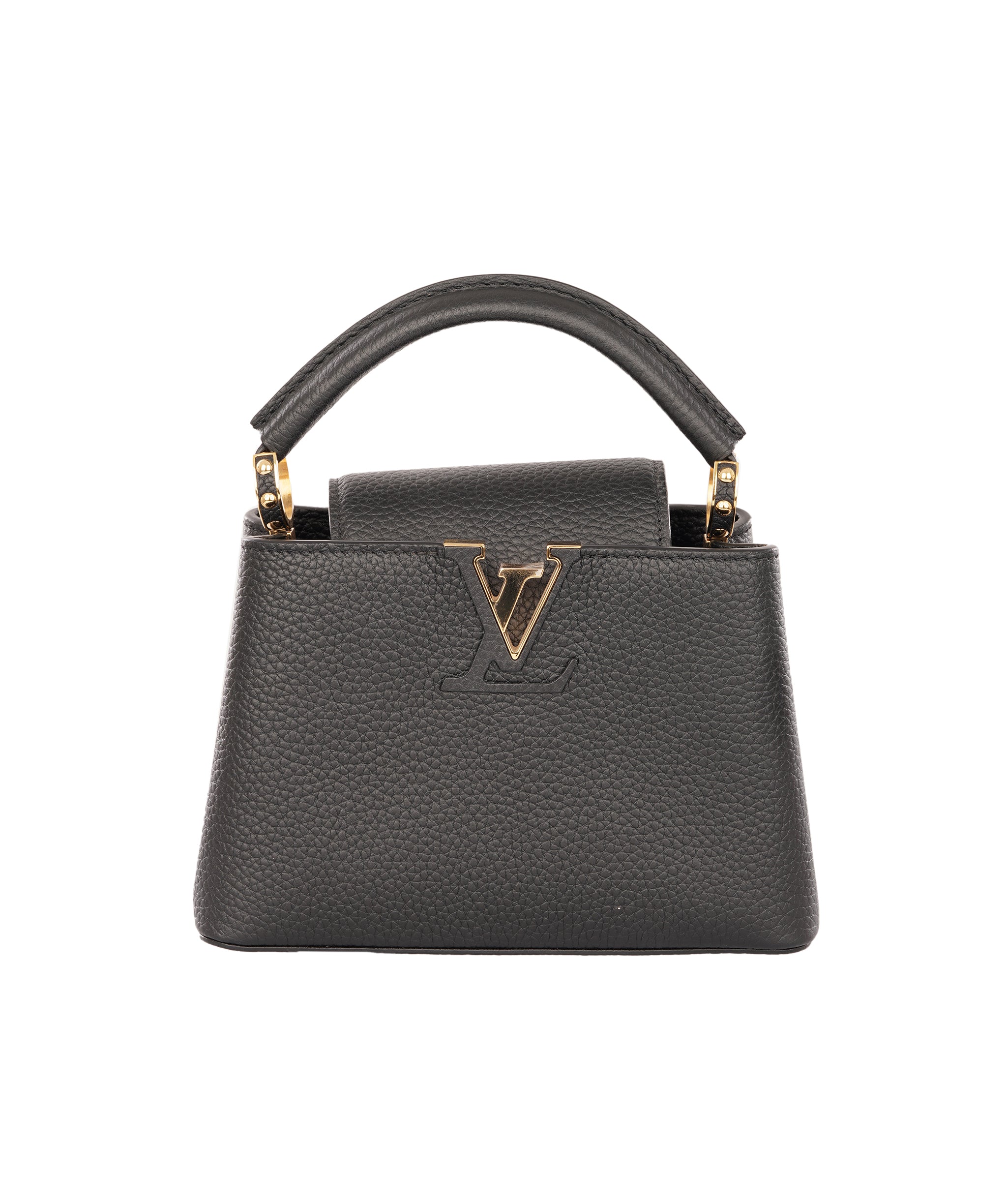 Louis Vuittion Black Capucines Mini Taurillon Leather Bag ALTC1191
