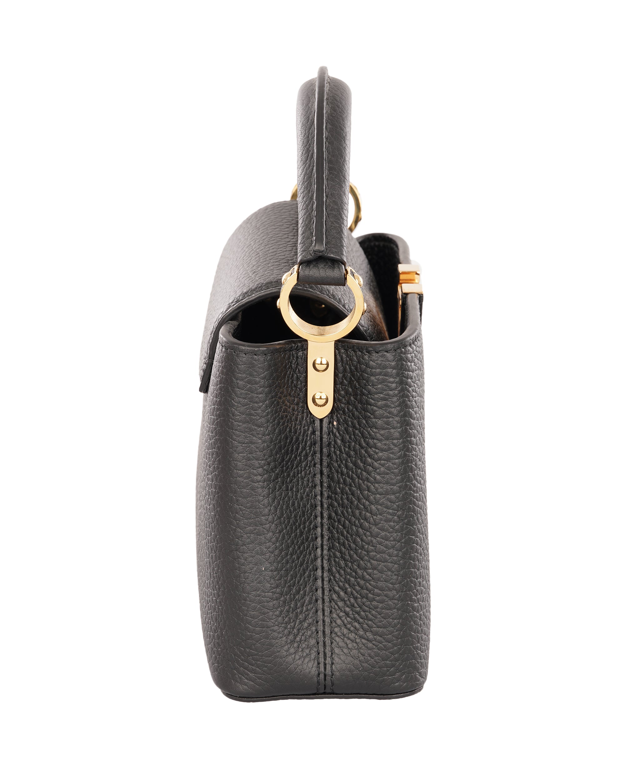 Louis Vuittion Black Capucines Mini Taurillon Leather Bag ALTC1191