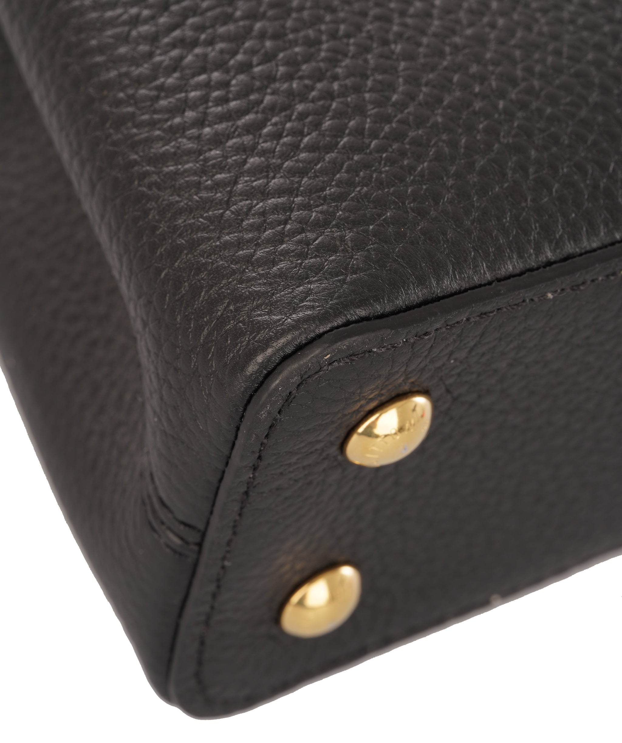 Louis Vuittion Black Capucines Mini Taurillon Leather Bag ALTC1191