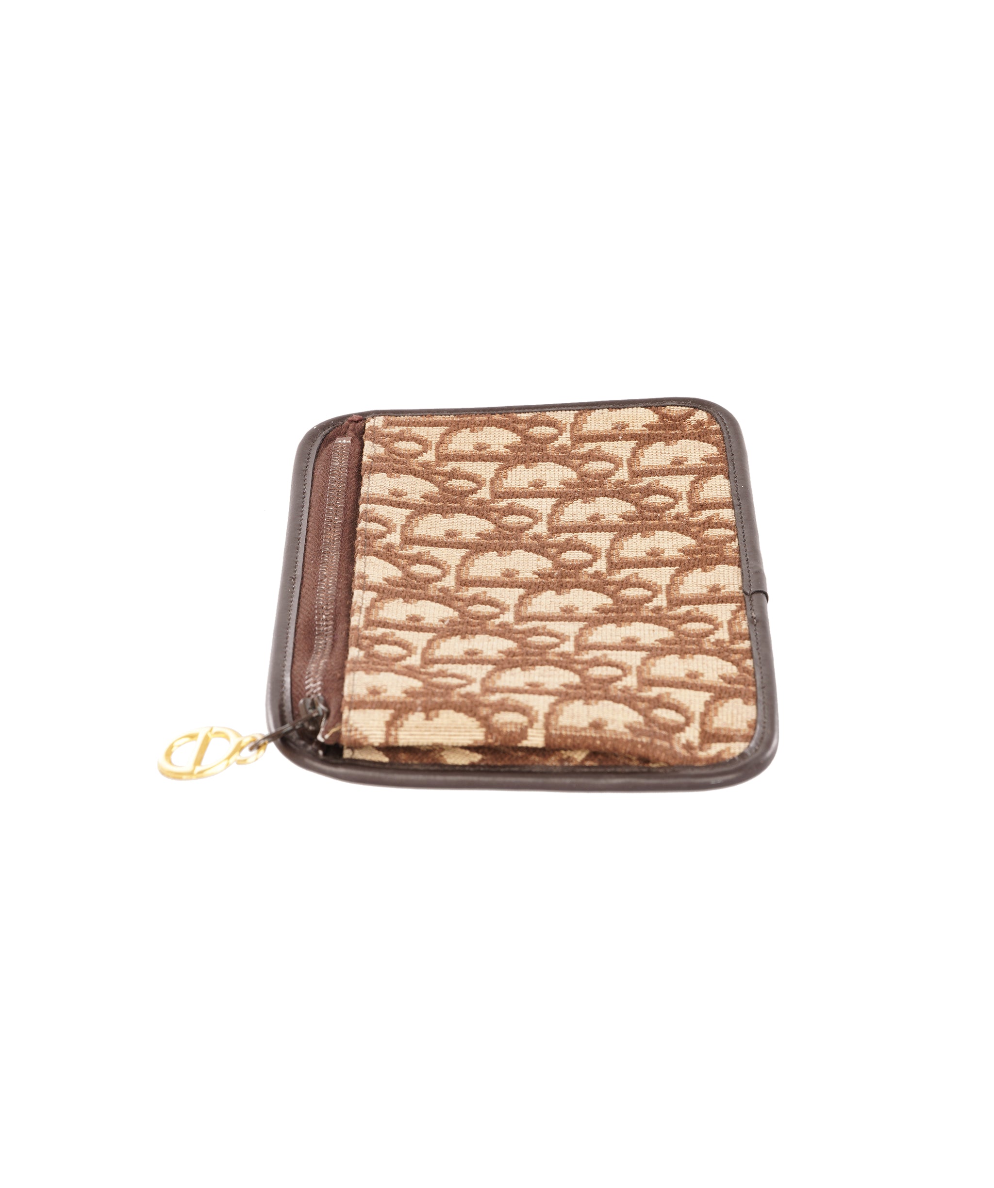 Christian Dior Brown Trotter Monogram Oblique Canvas Coin Pouch ALC4366