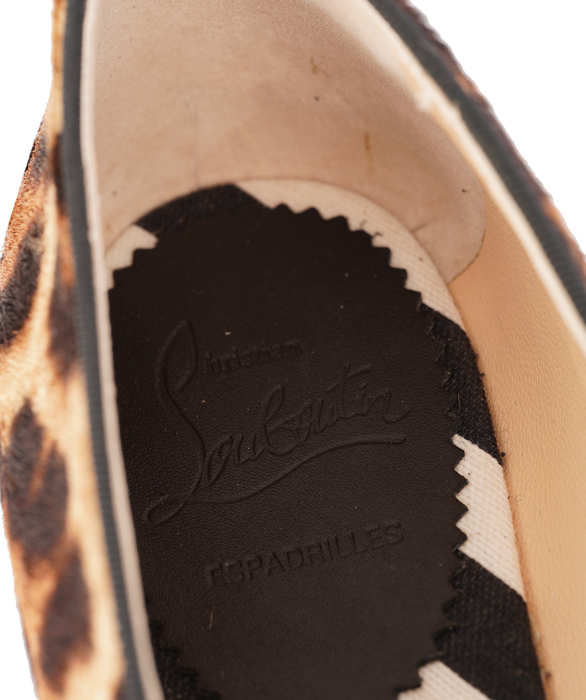 Christian Louboutin Spanish Cheeta Flat Pony ALC4352