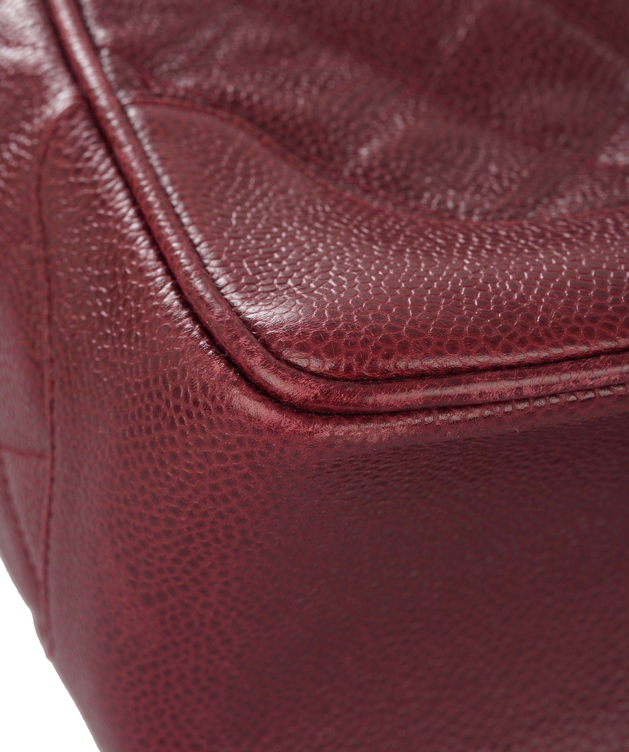 Chanel Burgundy Leather Vanity Case ALC4360