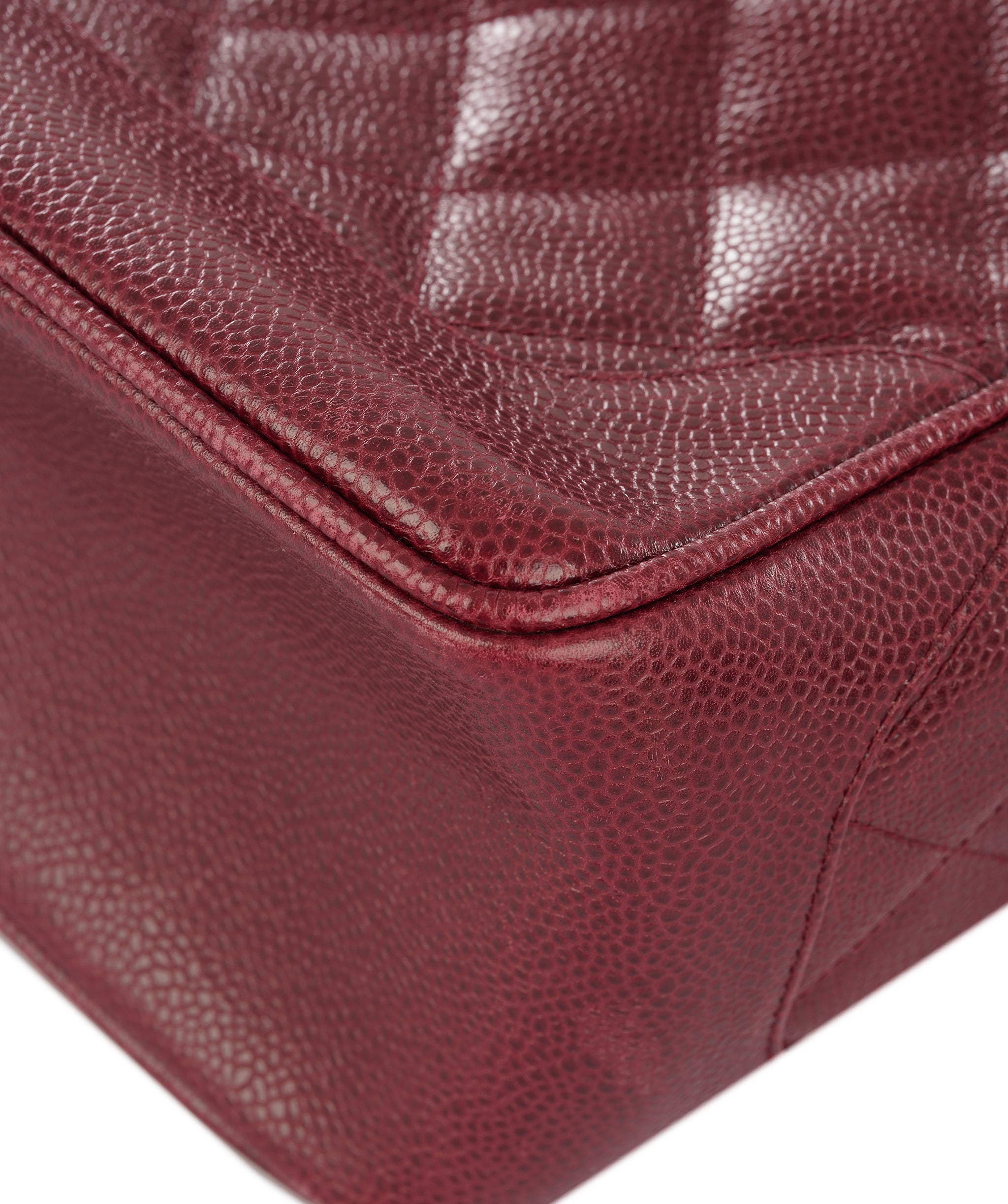 Chanel Burgundy Leather Vanity Case ALC4360