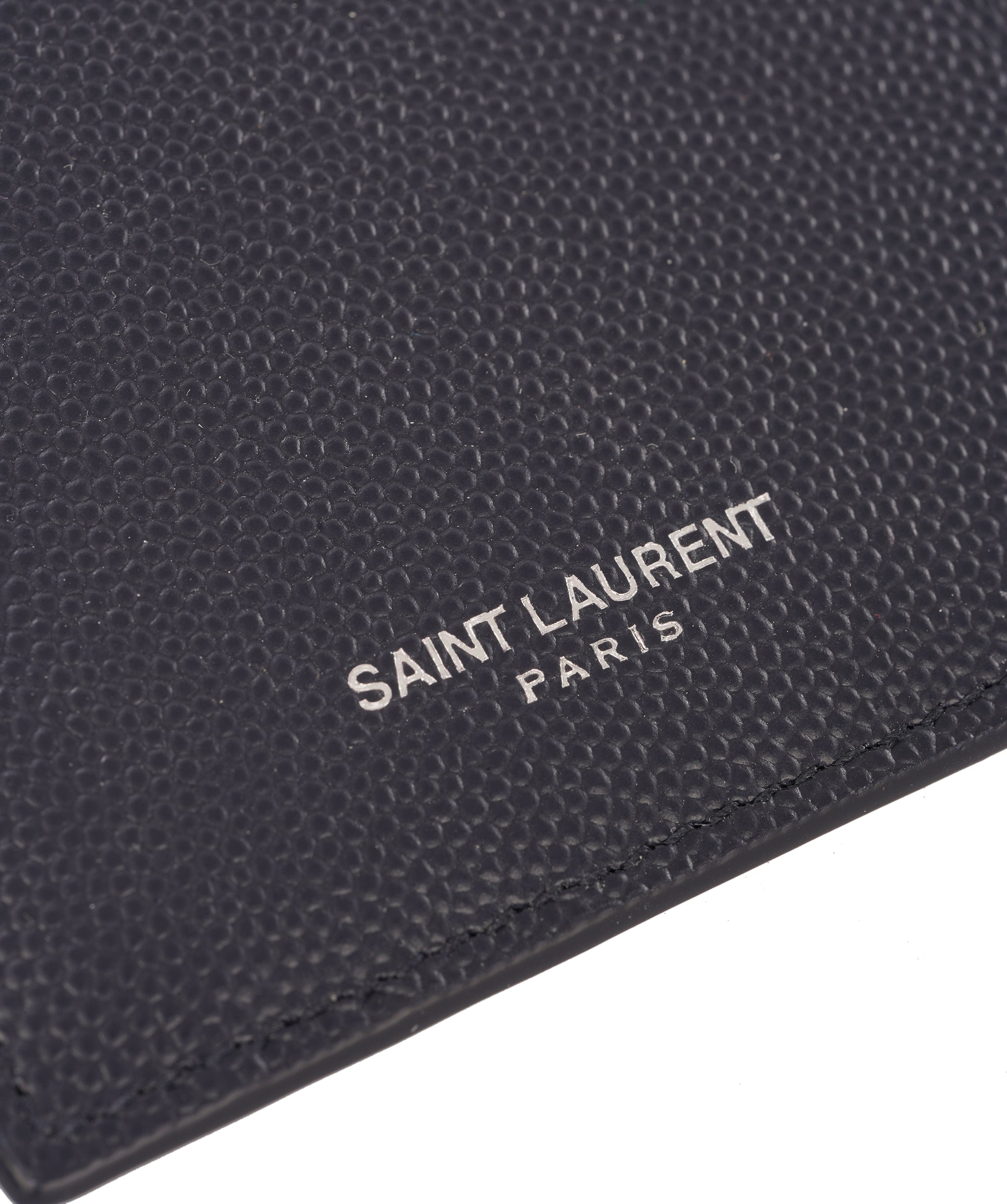 Yves Saint Laurent Navy Blue Leather 5 Fragment Zipped Card Case ALC4344