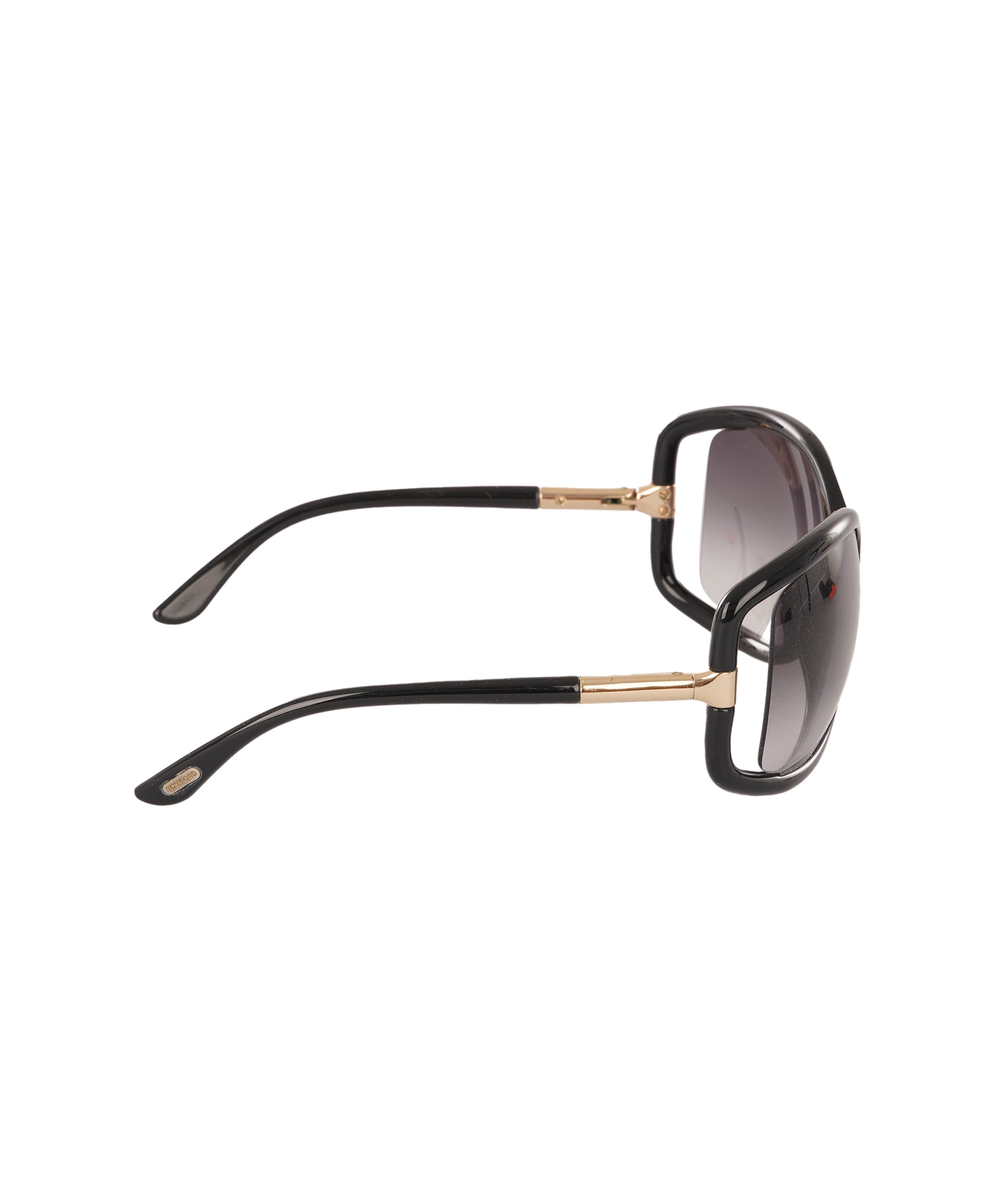 Tom Ford Black Anais Sunglasses with Gold Accents ALC4343