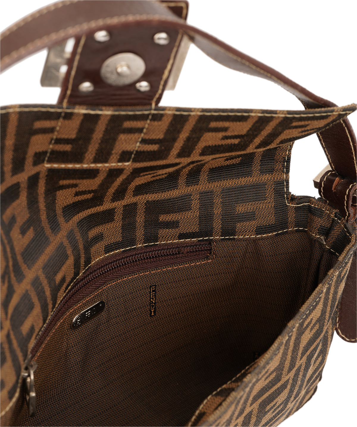 Fendi Baguette Zucca Print Shoulder Bag AKC1559