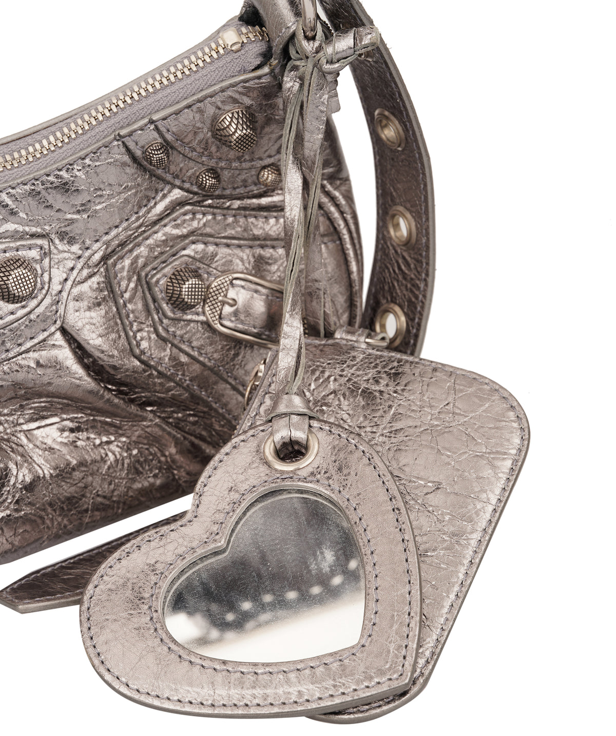 Balenciaga Le Cagole Silver XS AKC1572