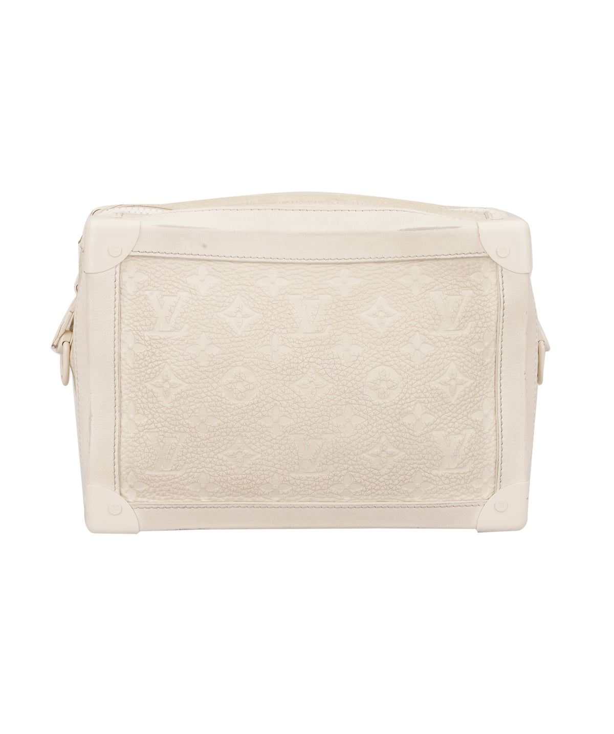 Louis Vuitton White Monogram Soft Trunk Bag C371458