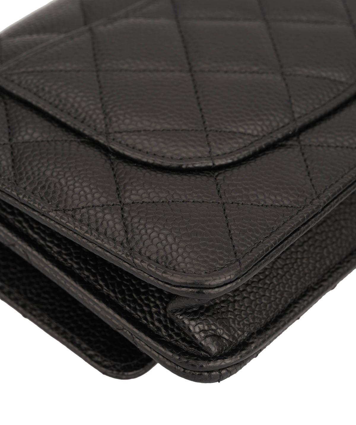 Chanel Caviar Wallet On Chain DBXL0160