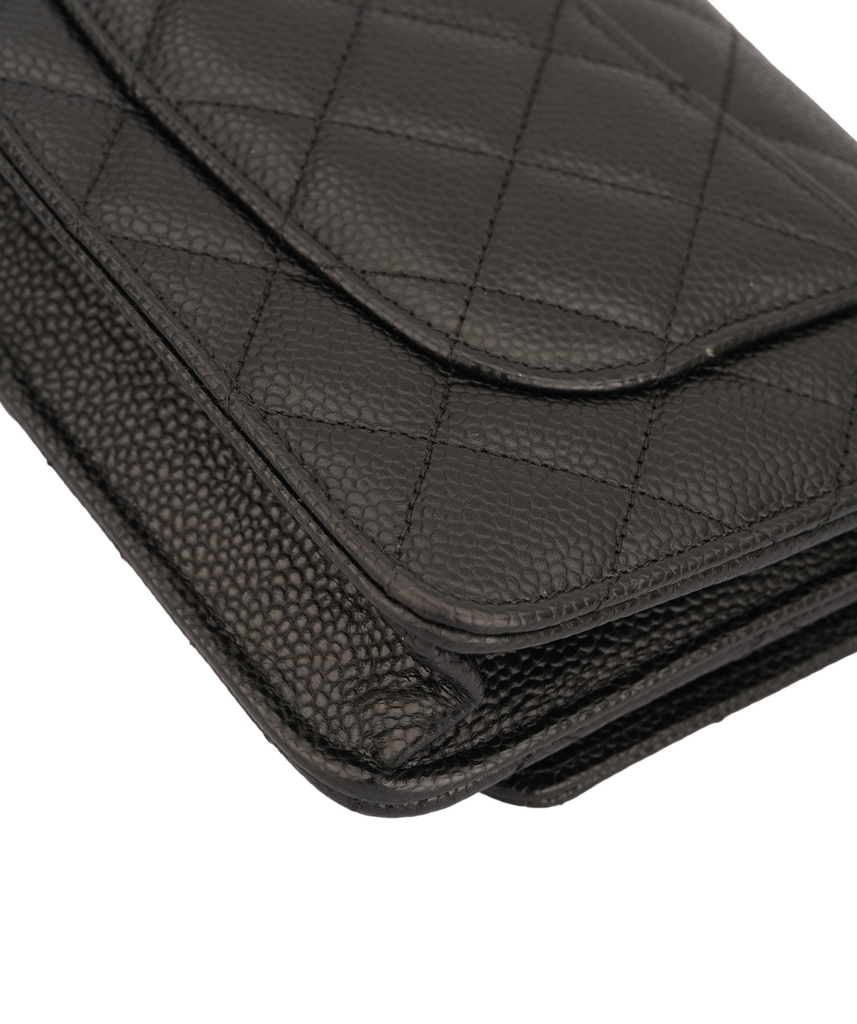 Chanel Caviar Wallet On Chain DBXL0160