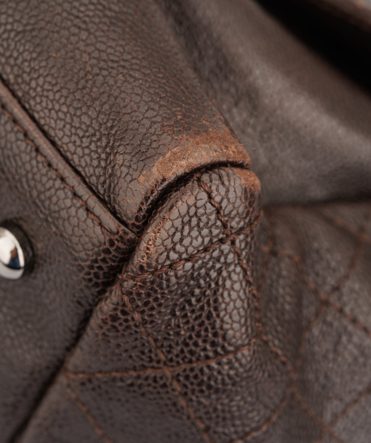 Chanel Brown CC Bowling Shoulder Bag DBXL0159