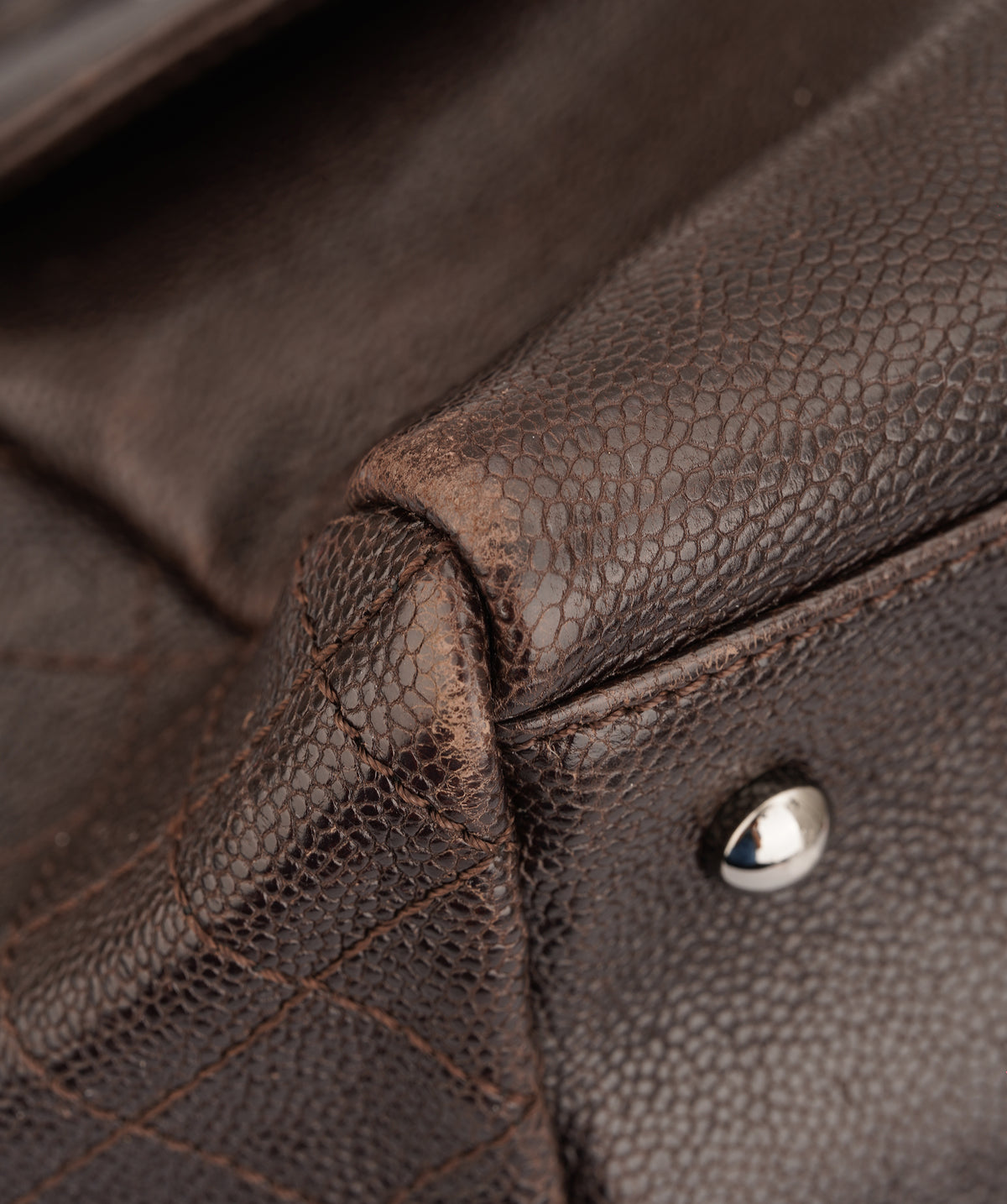 Chanel Brown CC Bowling Shoulder Bag DBXL0159