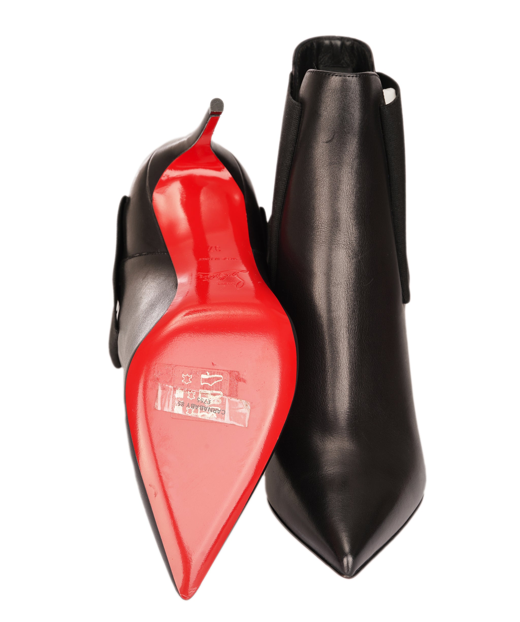 Louboutin - new 85 mm - black boots - size 37 ALC4283