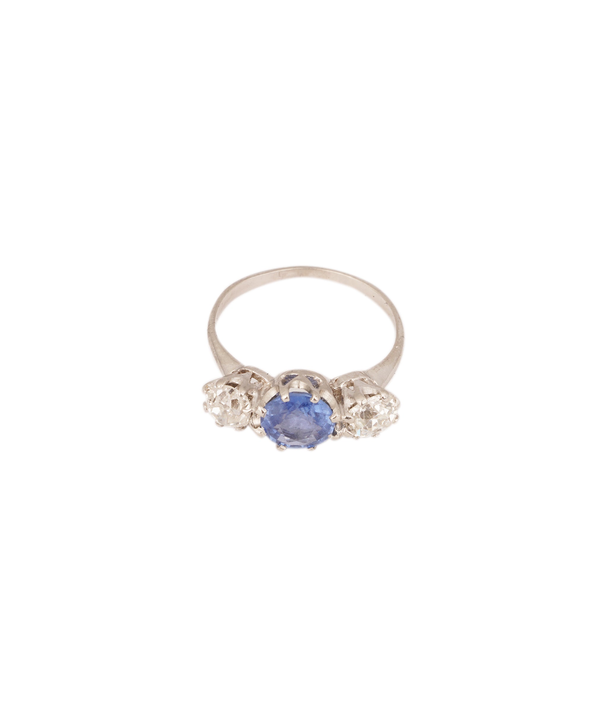 Sapphire and Diamond 3-Stone Ring WA90768
