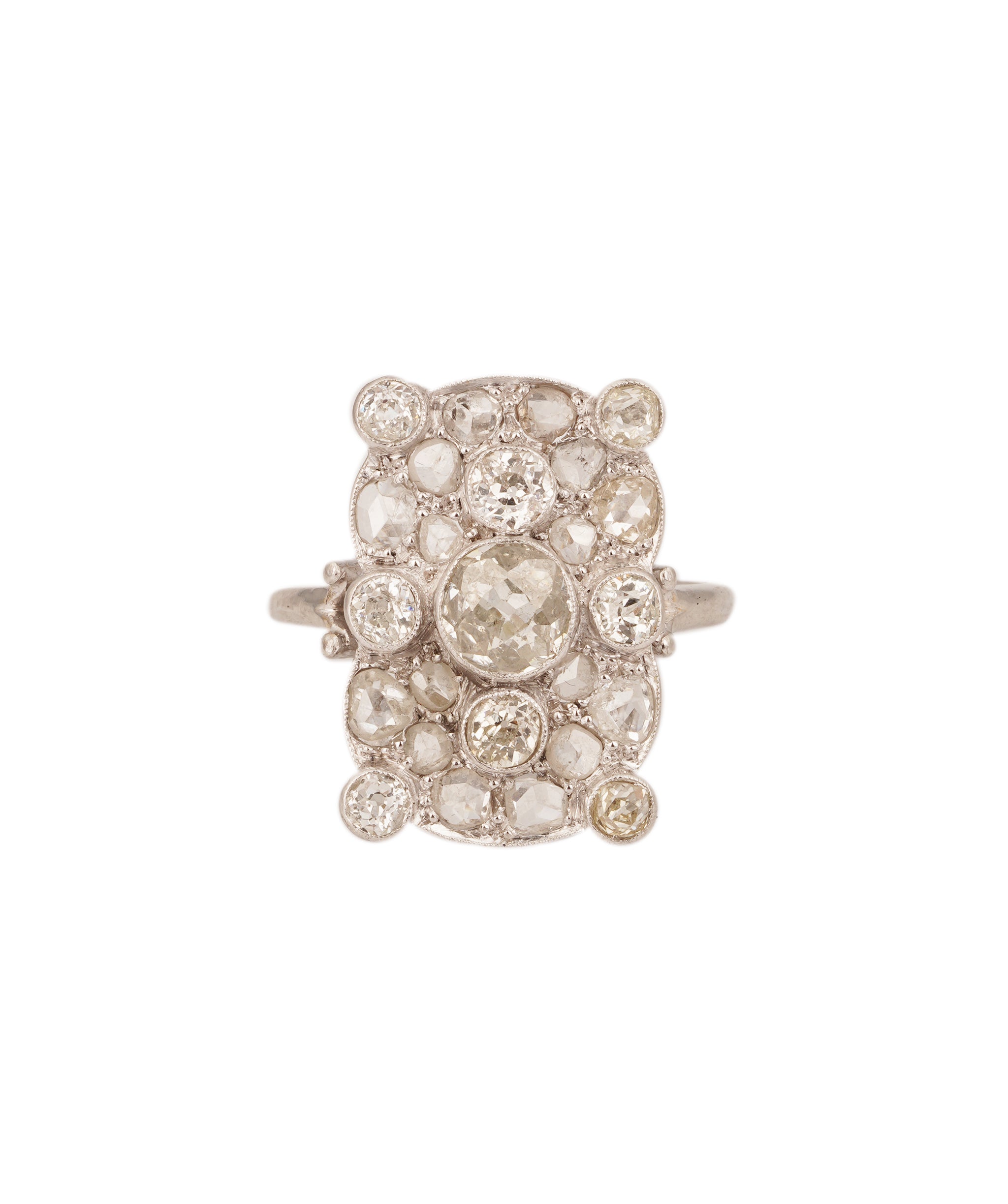 Rose Diamond Rectangular Ring WA22401