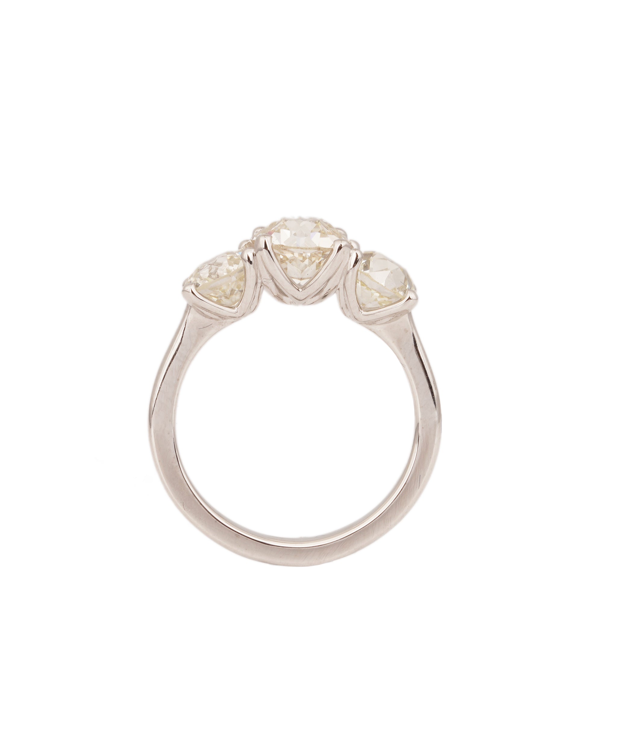 3.25CT OLD EUROPEAN CUT G DIAMOND RING ANC1830