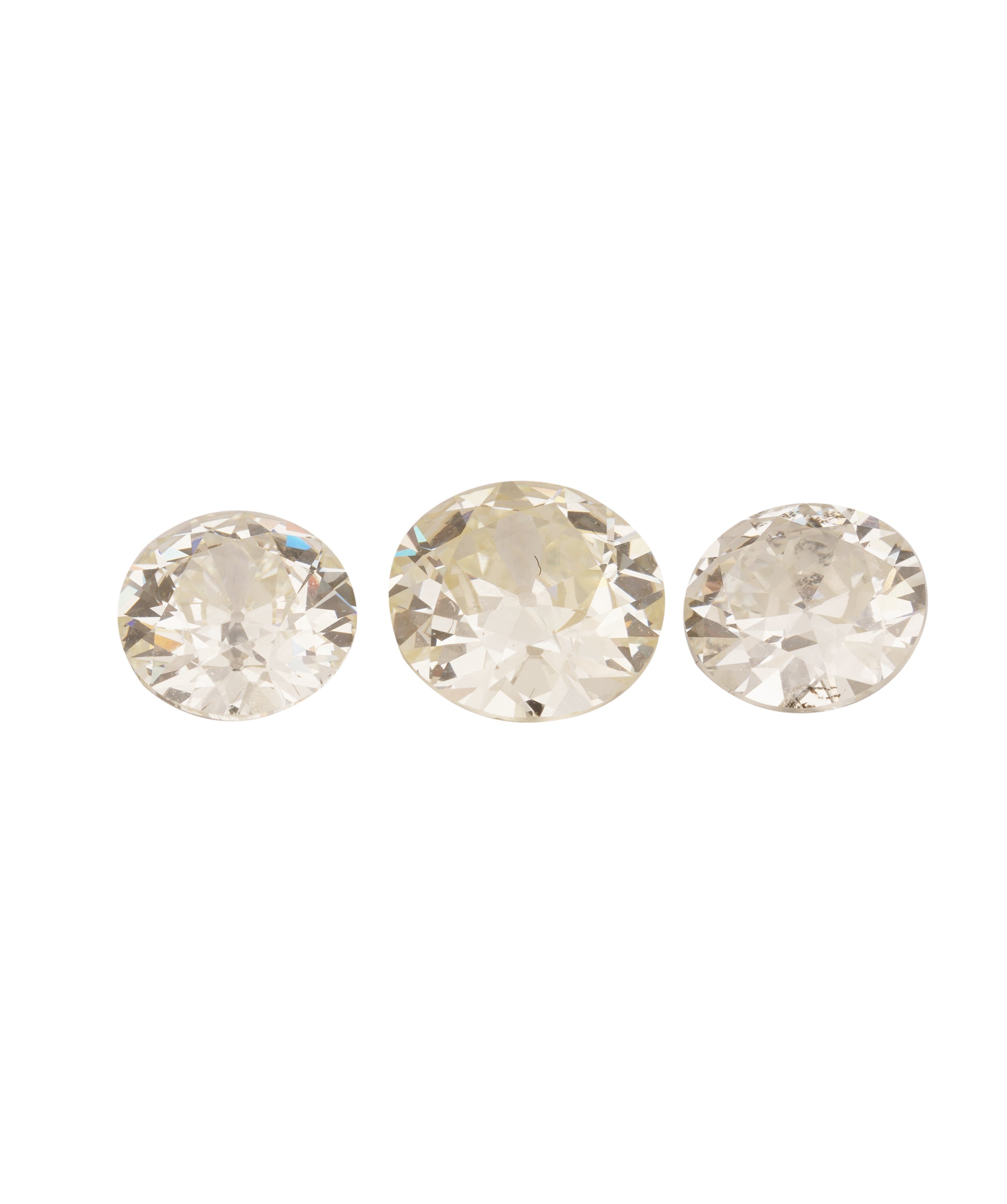 3.52CT OLD EUROPEAN CUT HIJ COL VS/SI DIAMONDS FOR RING ANC1840