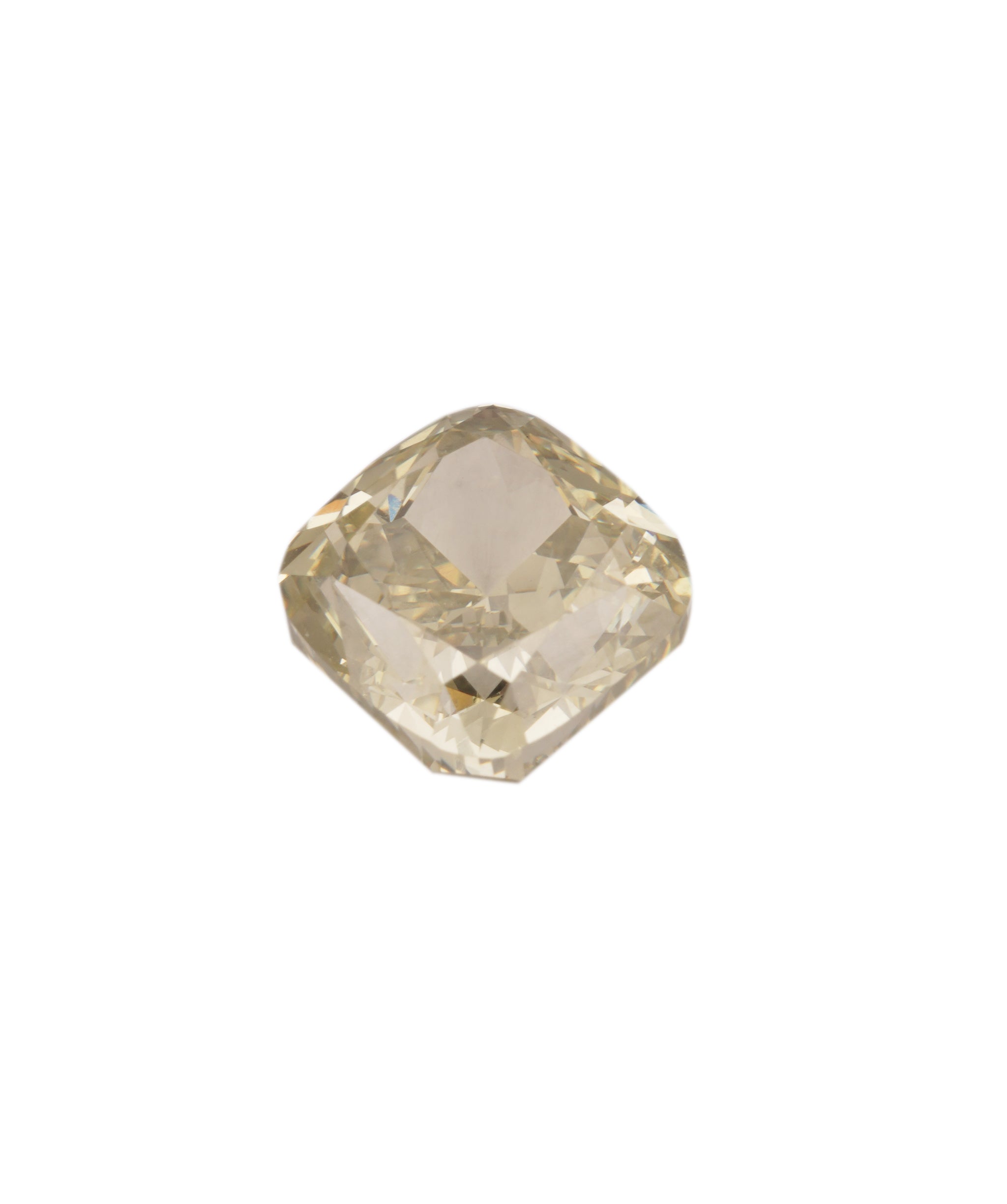 3.01ct FANCY GREENISH-GREY CUSSION DIAMOND ANC1799