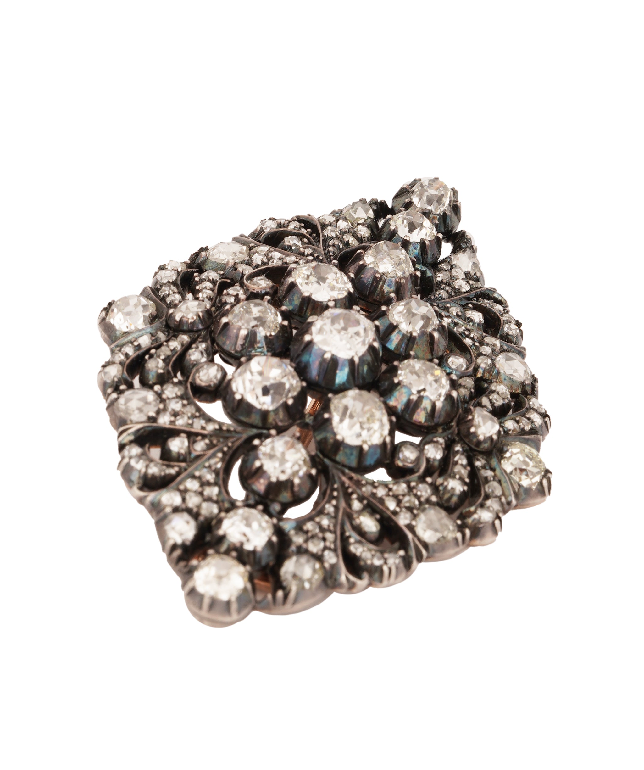 Antique Diamond Kite-Shaped Brooch WA24629