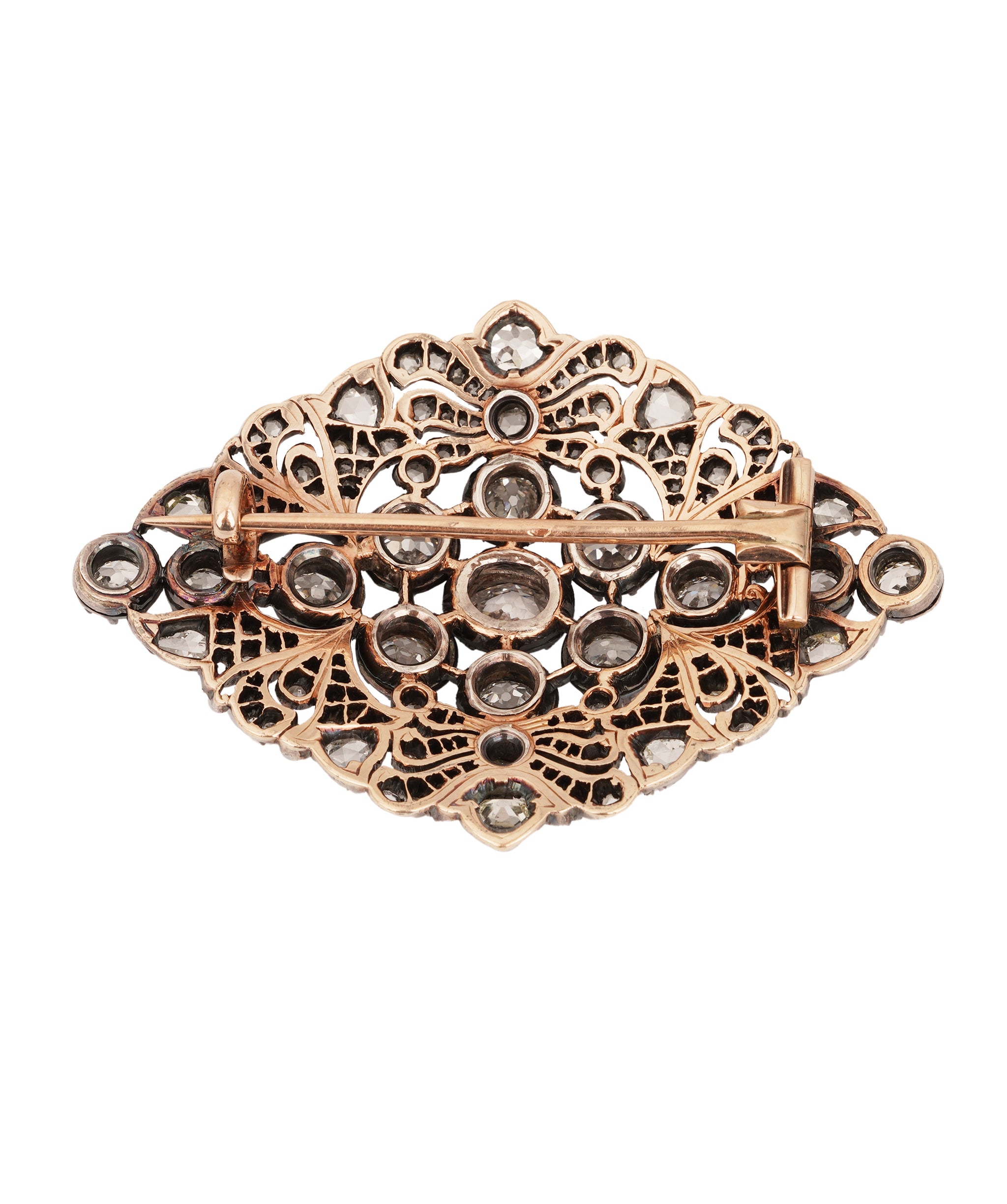 Antique Diamond Kite-Shaped Brooch WA24629