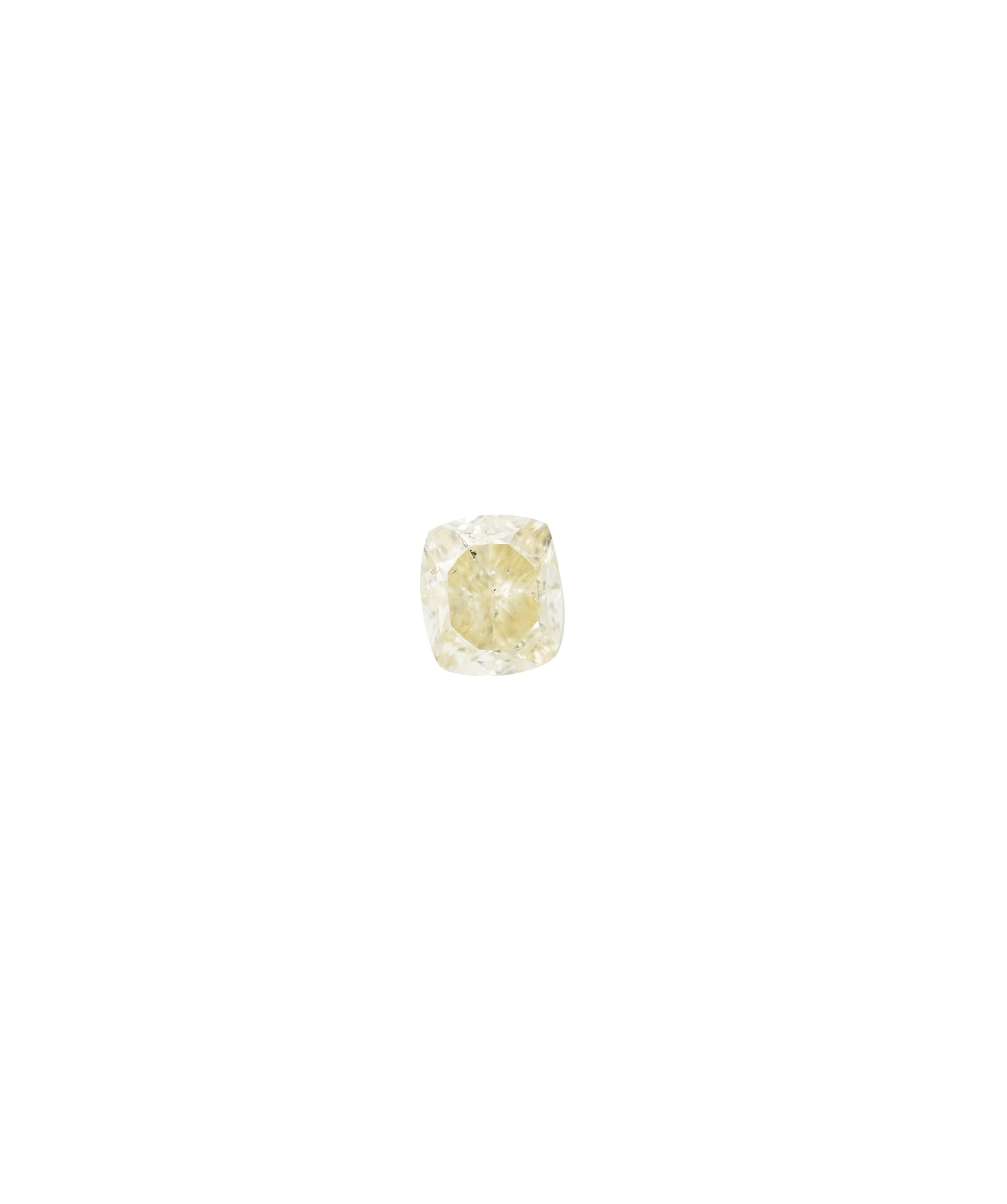 1.00ct FANCY BUTTER YELLOW CUSHION CUT DIAMOND DBXN0539