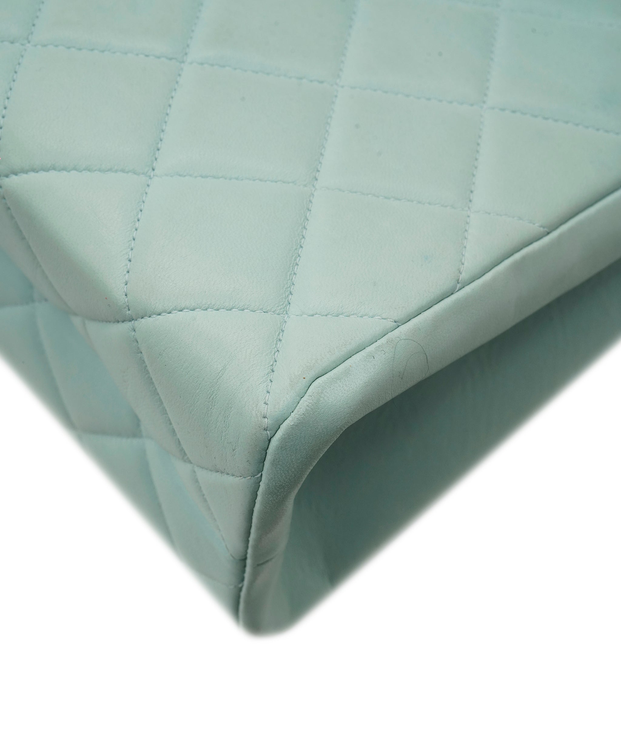 Chanel tiffany blue bag GHW AKC0086