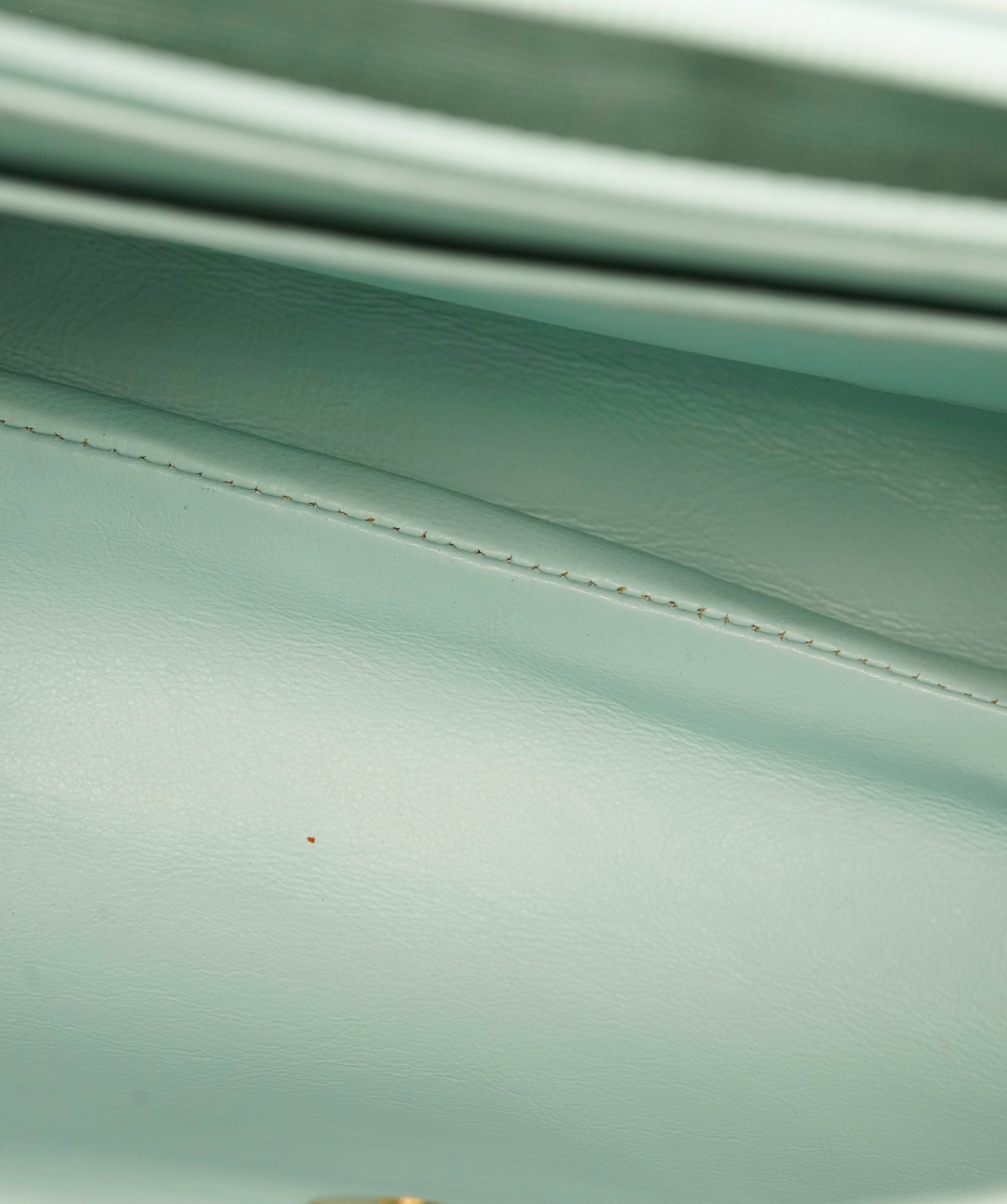 Chanel tiffany blue bag GHW AKC0086