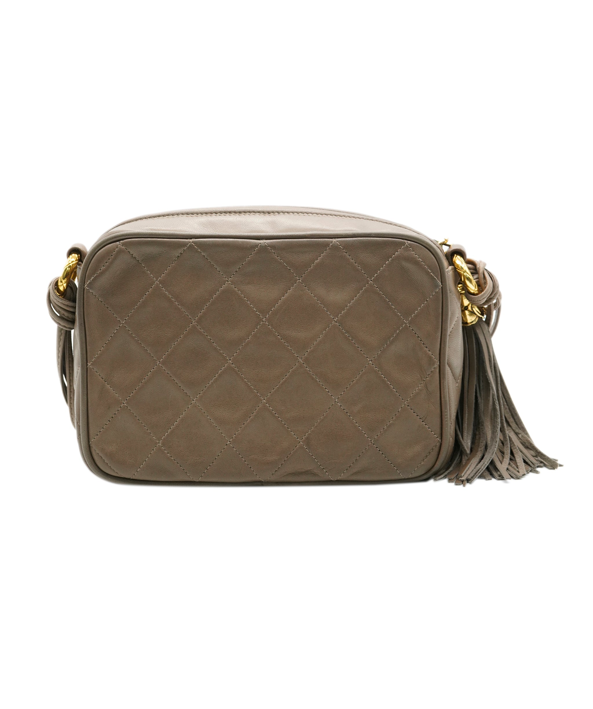 Chanel lambskin brown camera bag AKC0089