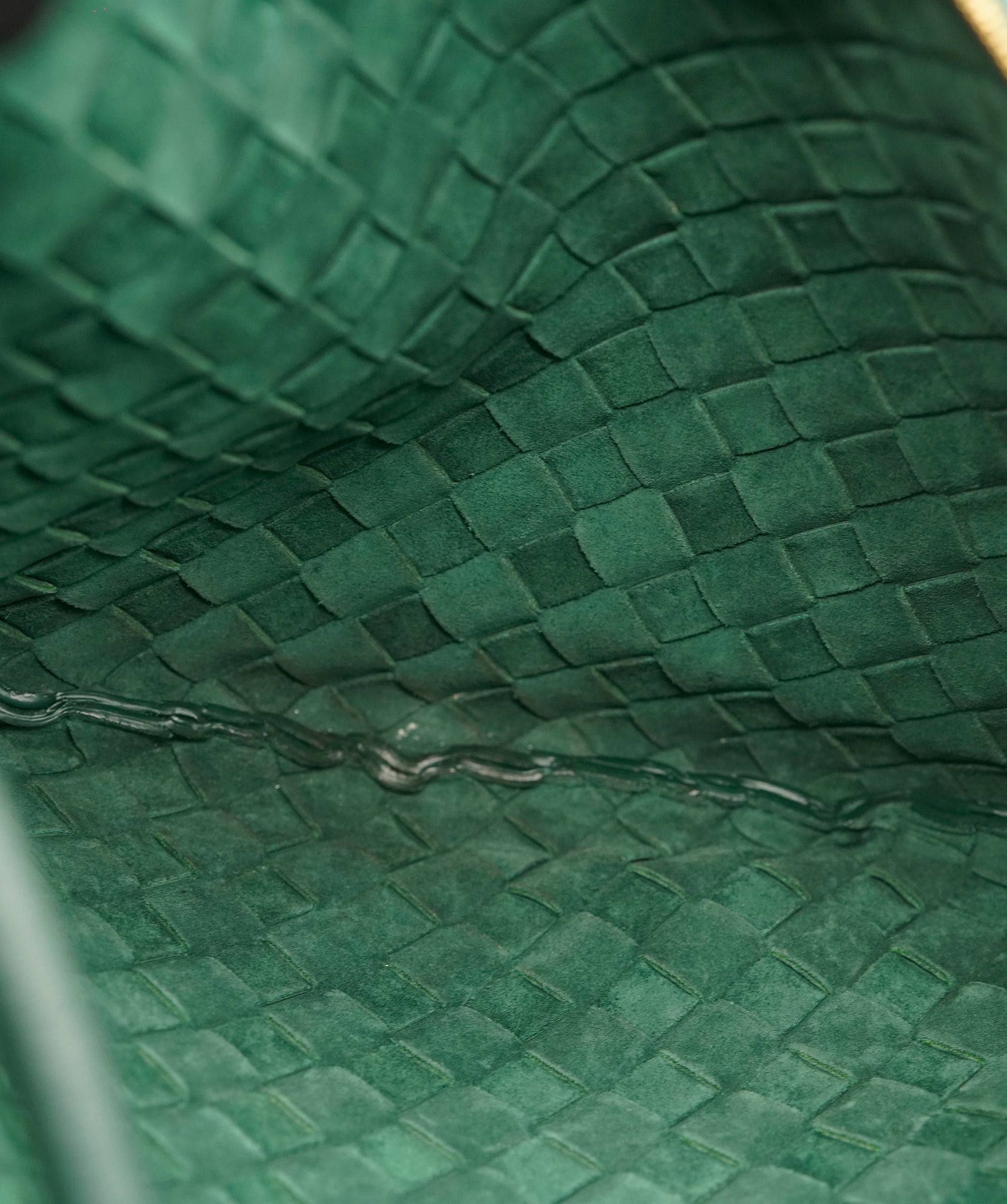 Bottega forest green large bag AKC0093